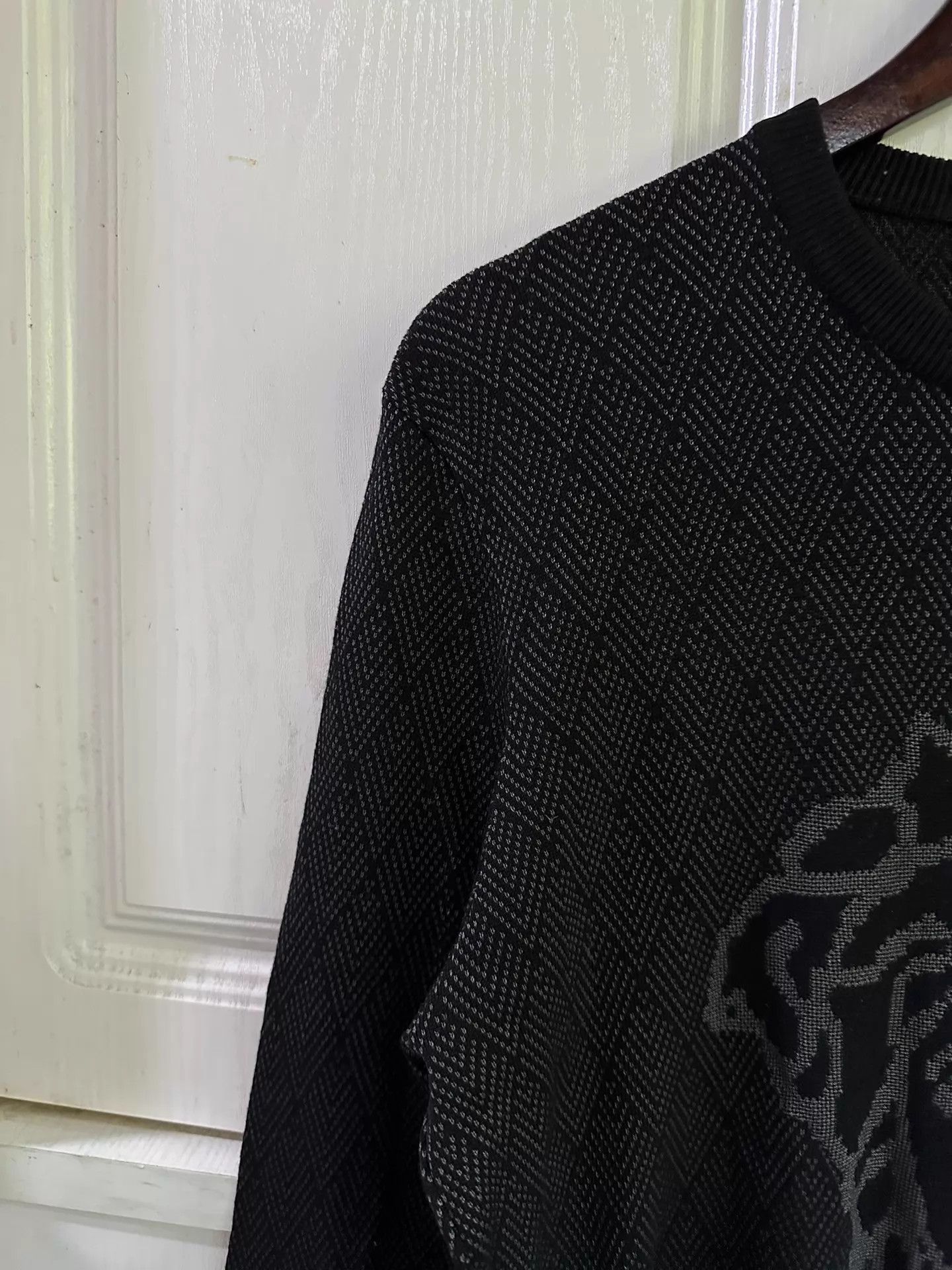 Versace Limited Edition Knit Sweater in Black Size US M / EU 48-50 / 2 - 4 Thumbnail
