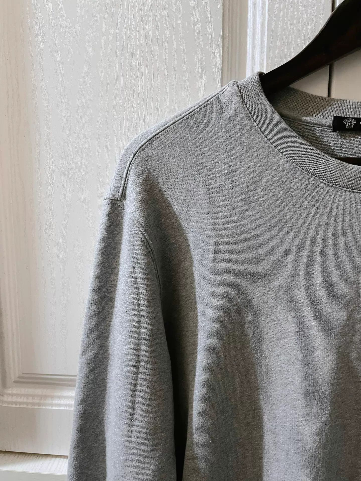 Versace Medusa Logo Knit Sweatshirt in Gray Size US L / EU 52-54 / 3 - 4 Thumbnail
