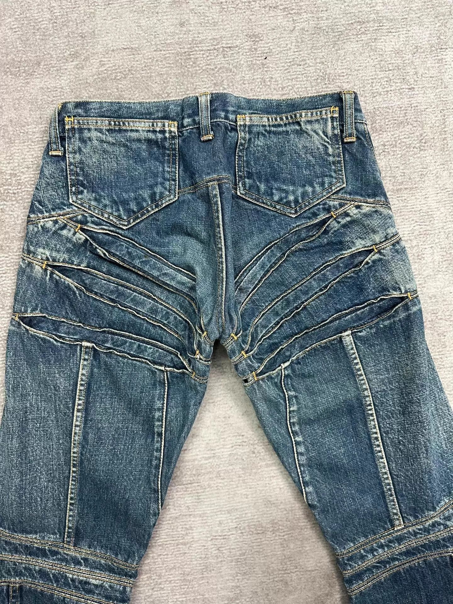 Junya Watanabe Flared Blue Jeans with Natural Wash Size US 32 / EU 48 - 4 Thumbnail