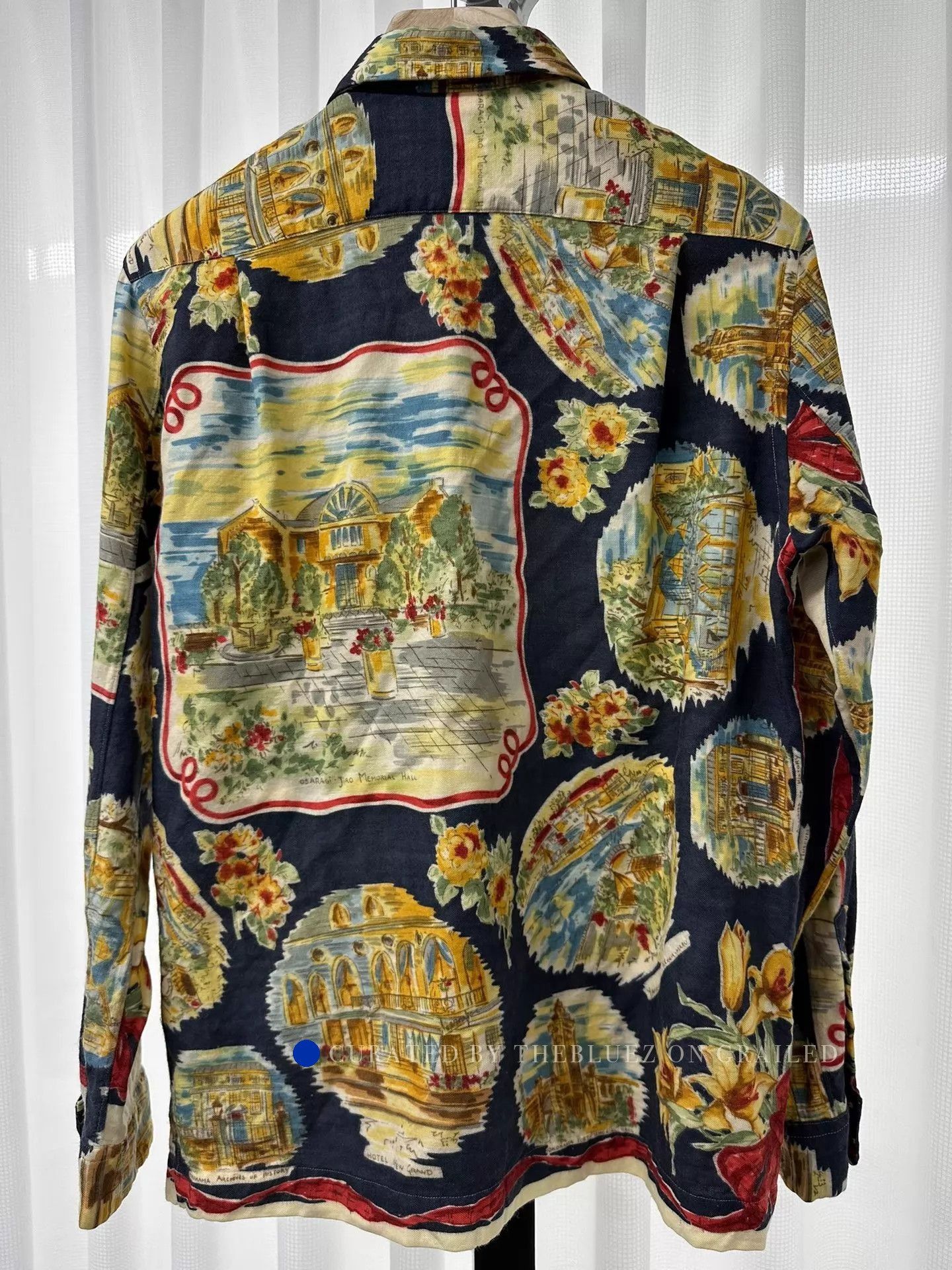 Comme des Garcons Wool Shirt with Scarf Print in Multi Size US S / EU 44-46 / 1 - 4 Thumbnail