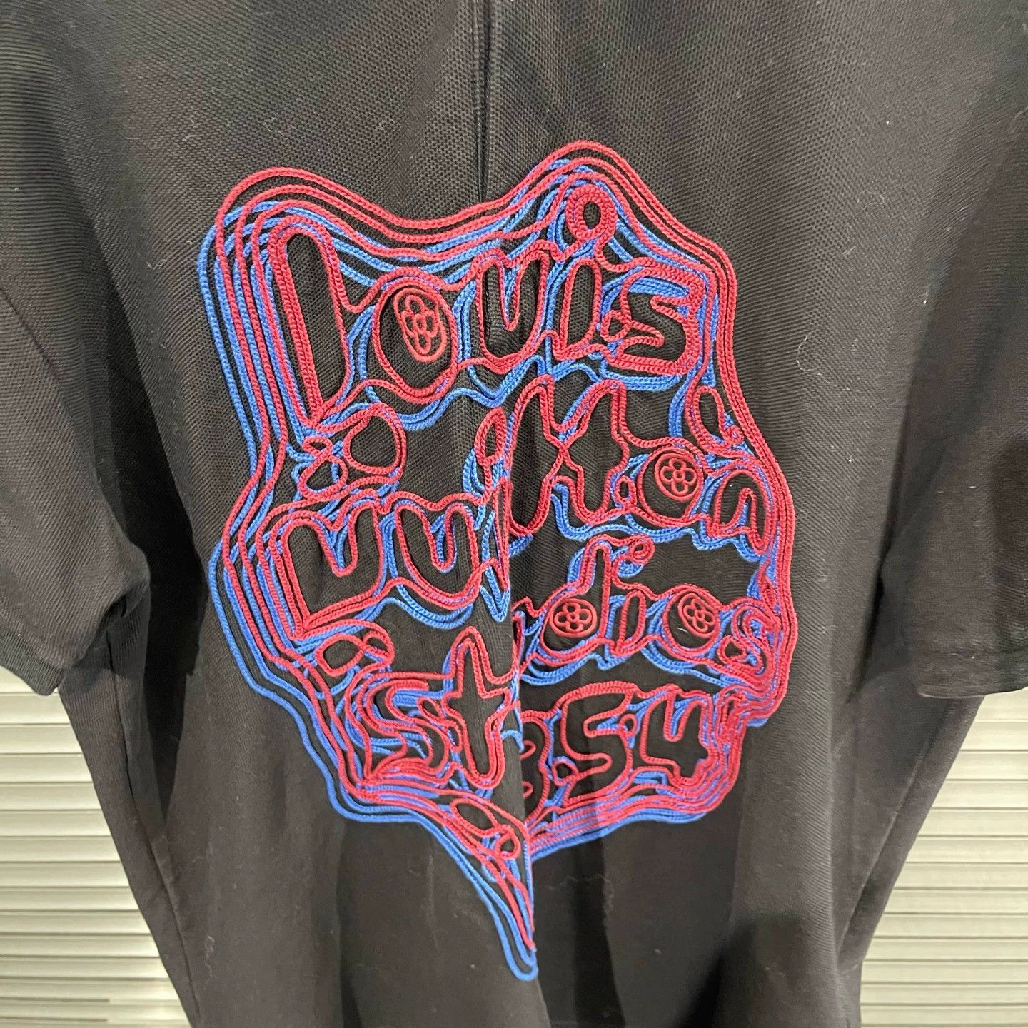 Louis Vuitton Neon Slogan Graffiti T-Shirt in Black Size US M / EU 48-50 / 2 - 4 Thumbnail