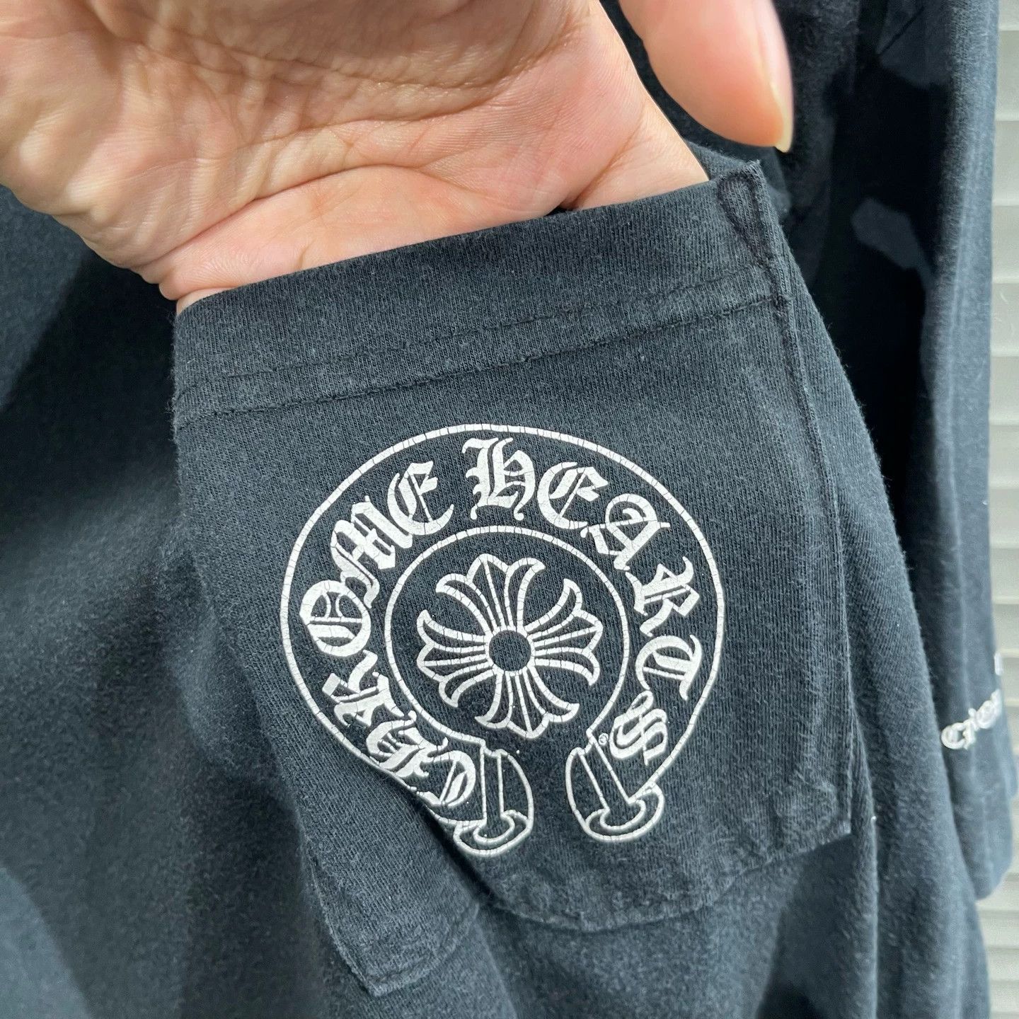 Chrome Hearts Black Short Sleeve Shirt with Back Print Size US L / EU 52-54 / 3 - 4 Thumbnail
