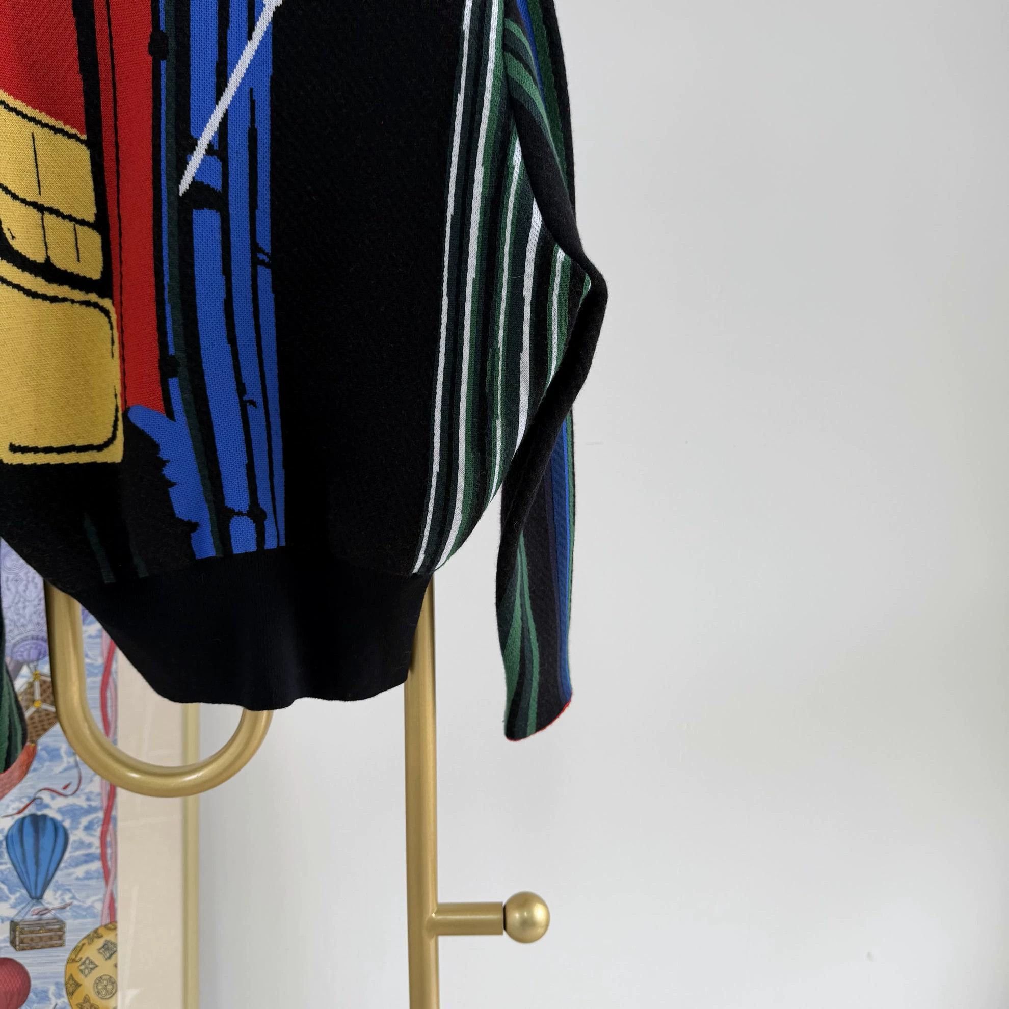 Louis Vuitton Color Blocked Crewneck Sweatshirt in Multi Size US S / EU 44-46 / 1 - 5 Thumbnail