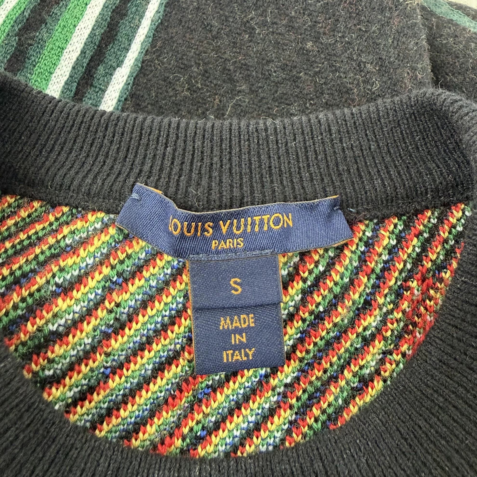 Louis Vuitton Color Blocked Crewneck Sweatshirt in Multi Size US S / EU 44-46 / 1 - 7 Thumbnail