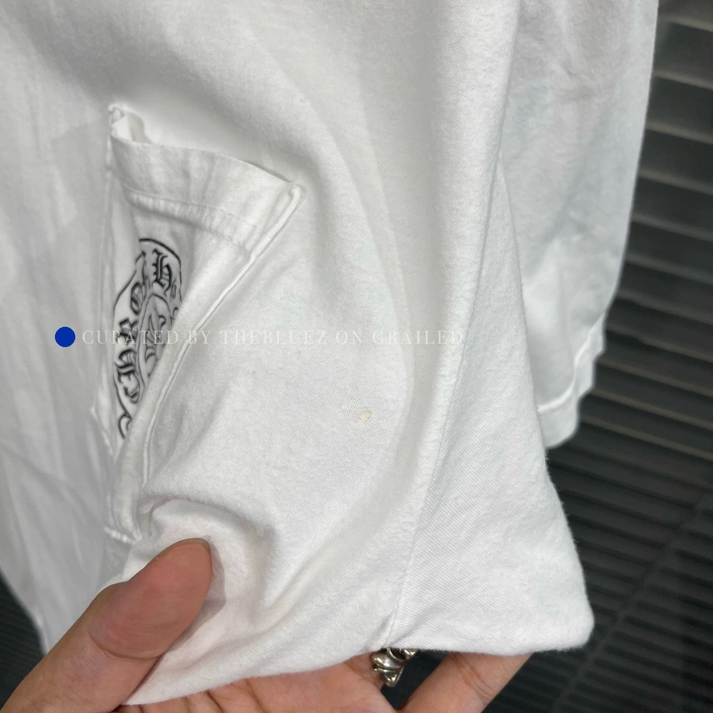 Chrome Hearts Exclusive Chrome Hearts White Short Sleeve Tee Size US L / EU 52-54 / 3 - 7 Thumbnail