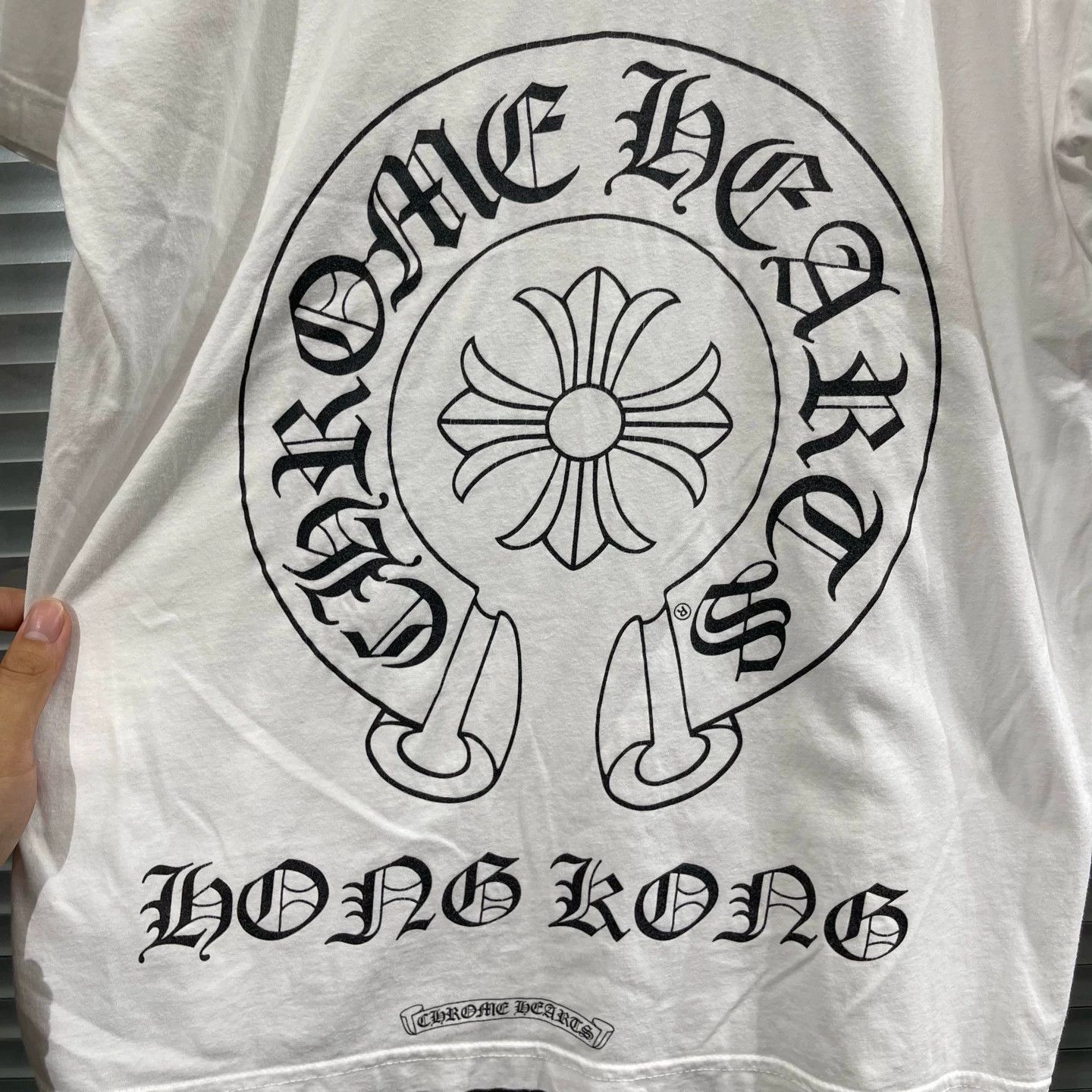Chrome Hearts Exclusive Chrome Hearts White Short Sleeve Tee Size US L / EU 52-54 / 3 - 5 Thumbnail