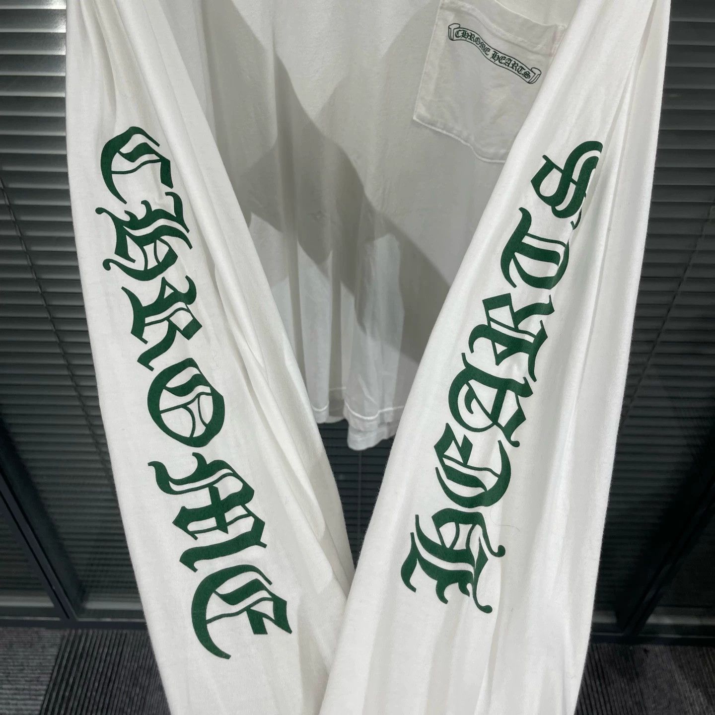 Chrome Hearts White Phantom Cross Long Sleeve Tee Size US L / EU 52-54 / 3 - 5 Thumbnail