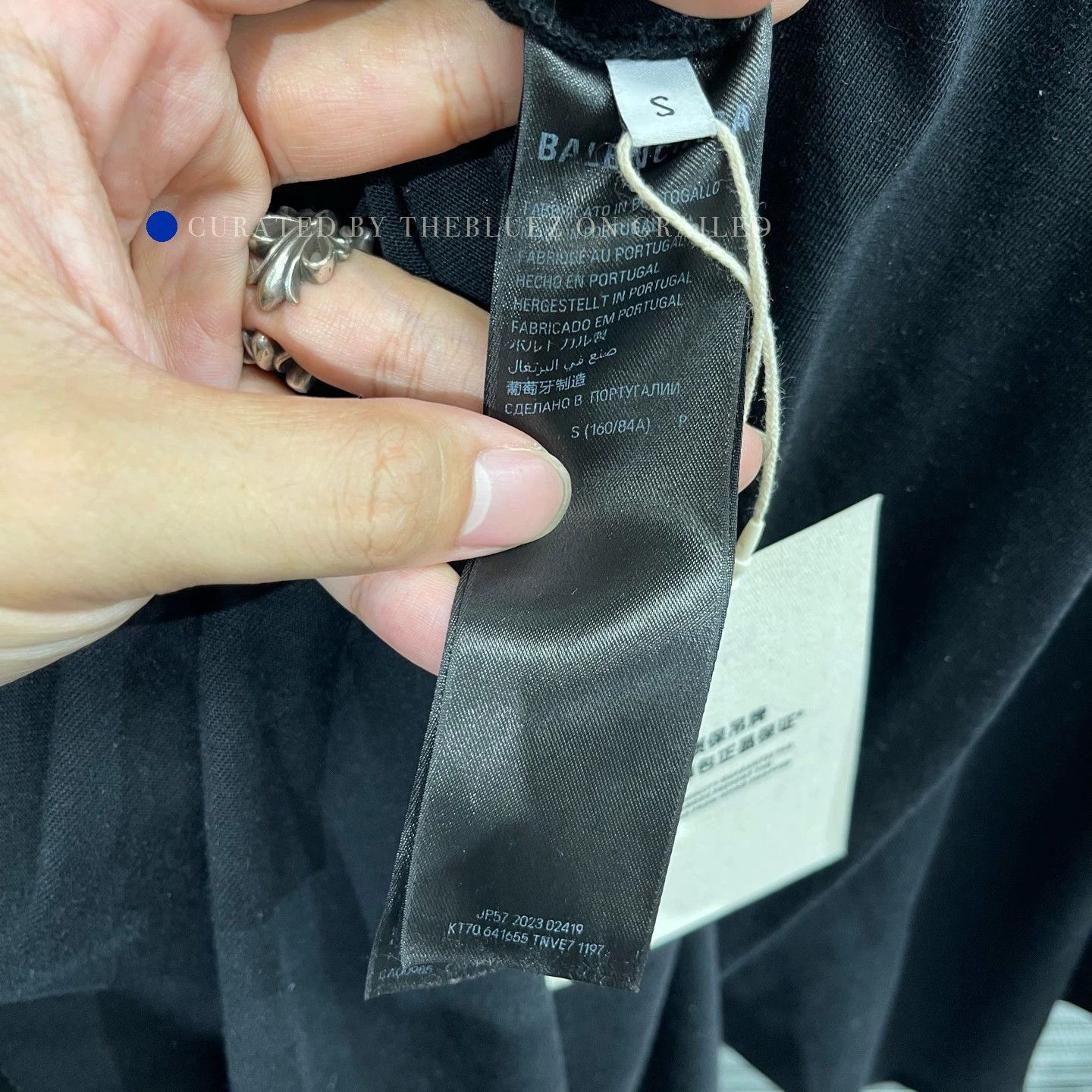 Balenciaga Distressed Black Graffiti Tee Size US S / EU 44-46 / 1 - 6 Thumbnail