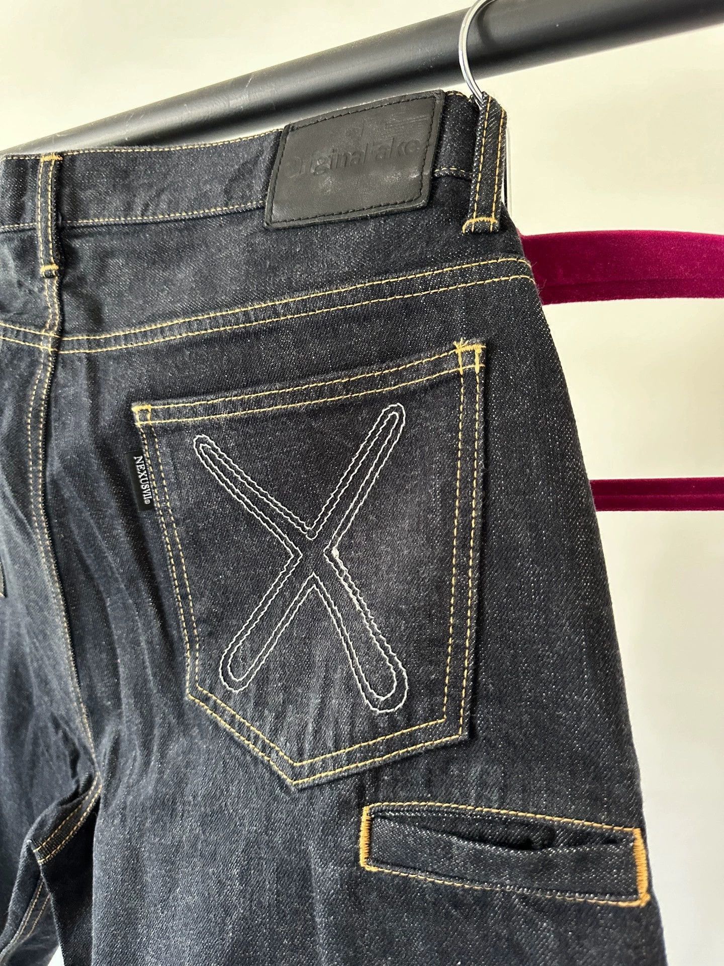 Kaws Reflective Raw Denim Jeans in Blue Size US 36 / EU 52 - 3 Thumbnail