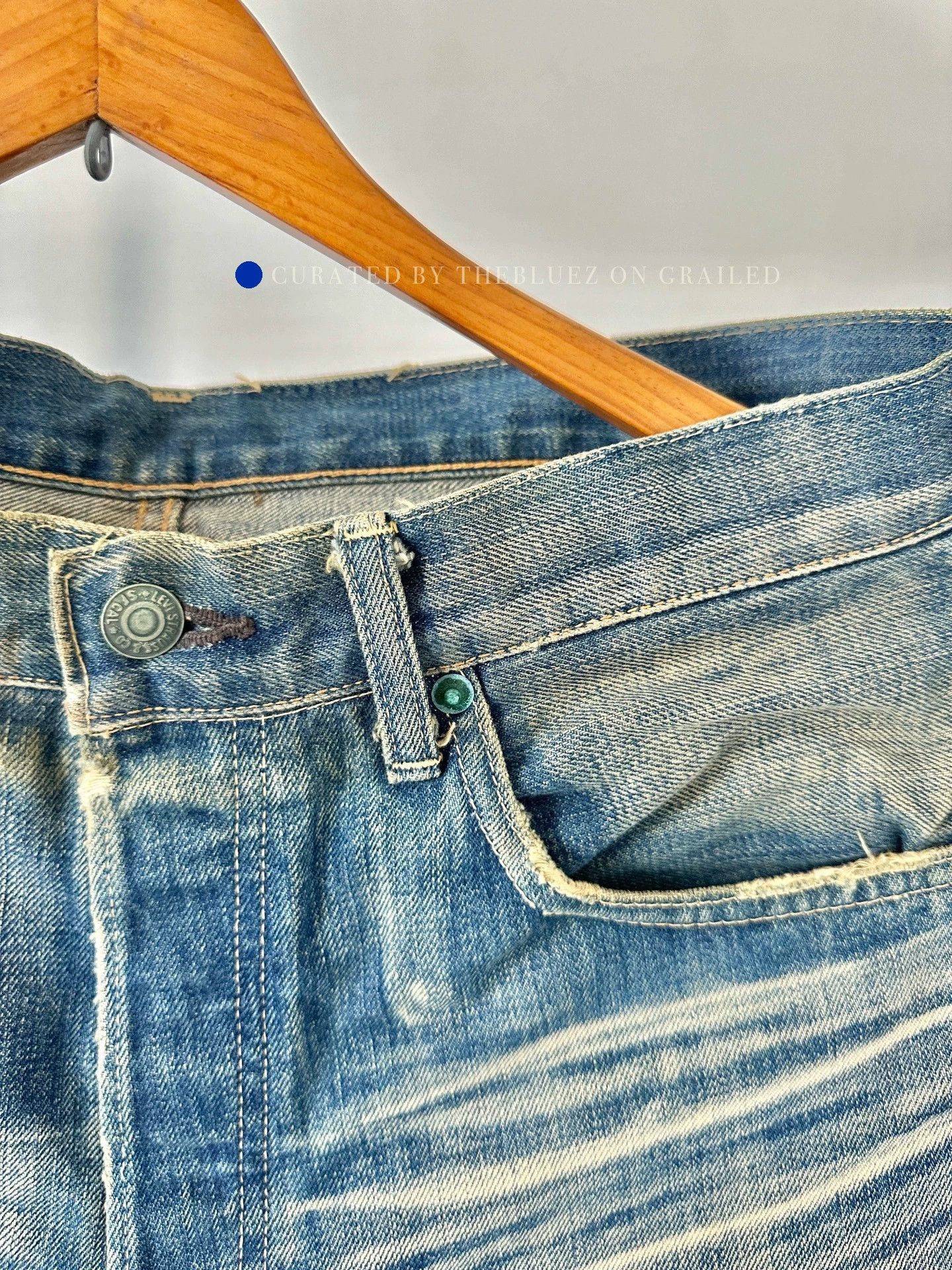Levi's Super Heavy Wash Denim in Blue Size US 36 / EU 52 - 4 Thumbnail