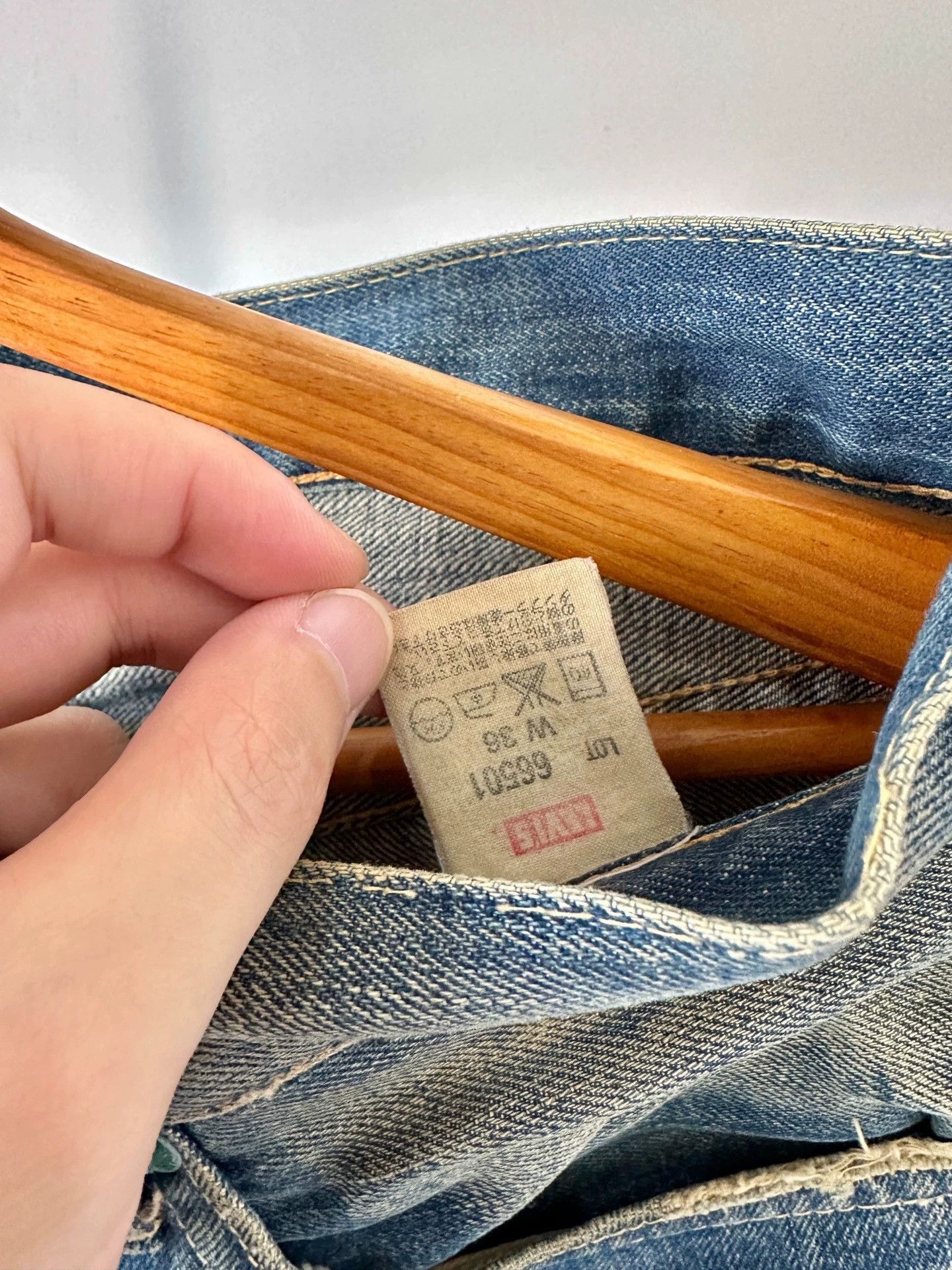 Levi's Super Heavy Wash Denim in Blue Size US 36 / EU 52 - 8 Thumbnail