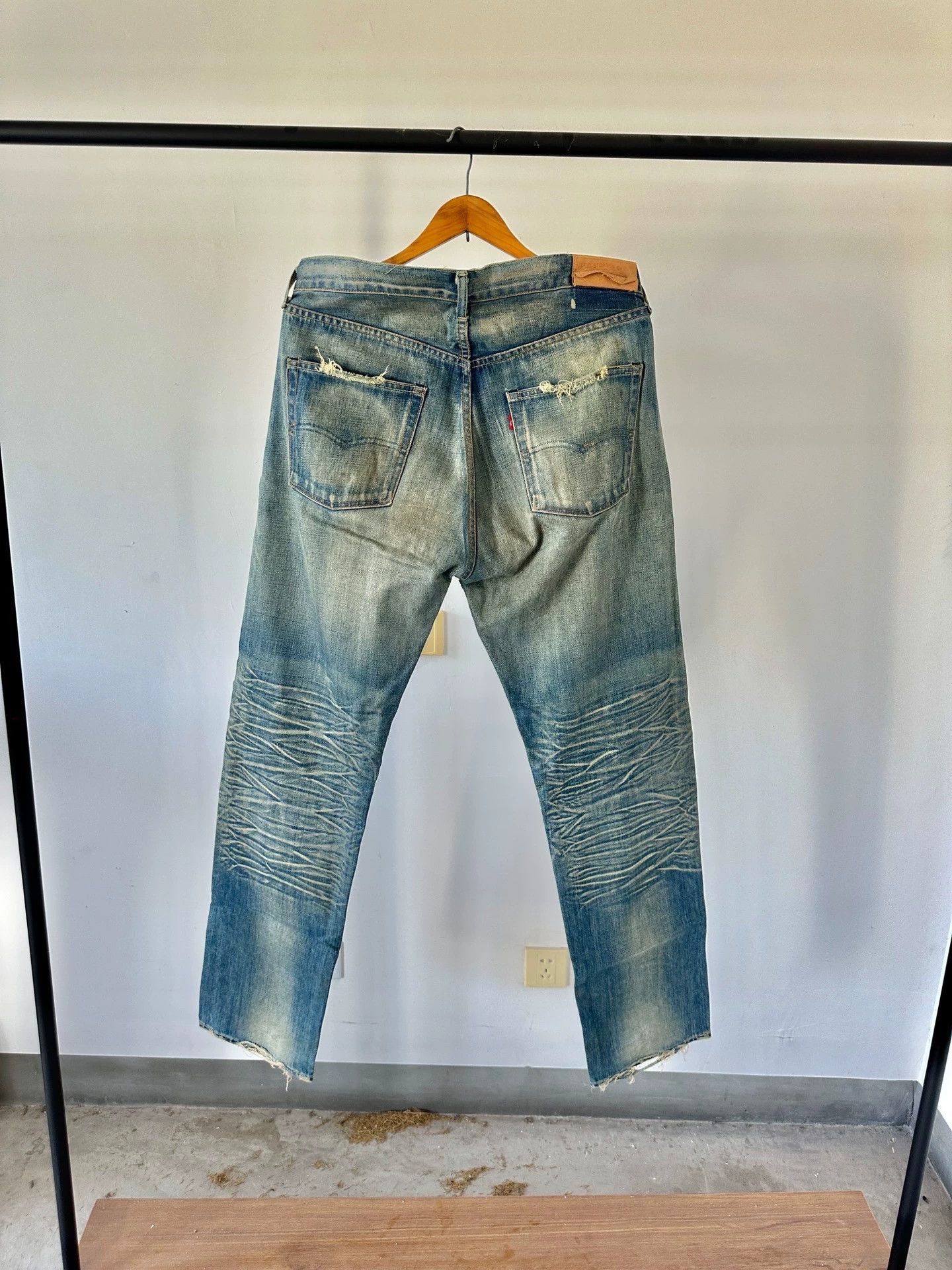 Levi's Super Heavy Wash Denim in Blue Size US 36 / EU 52 - 9 Thumbnail