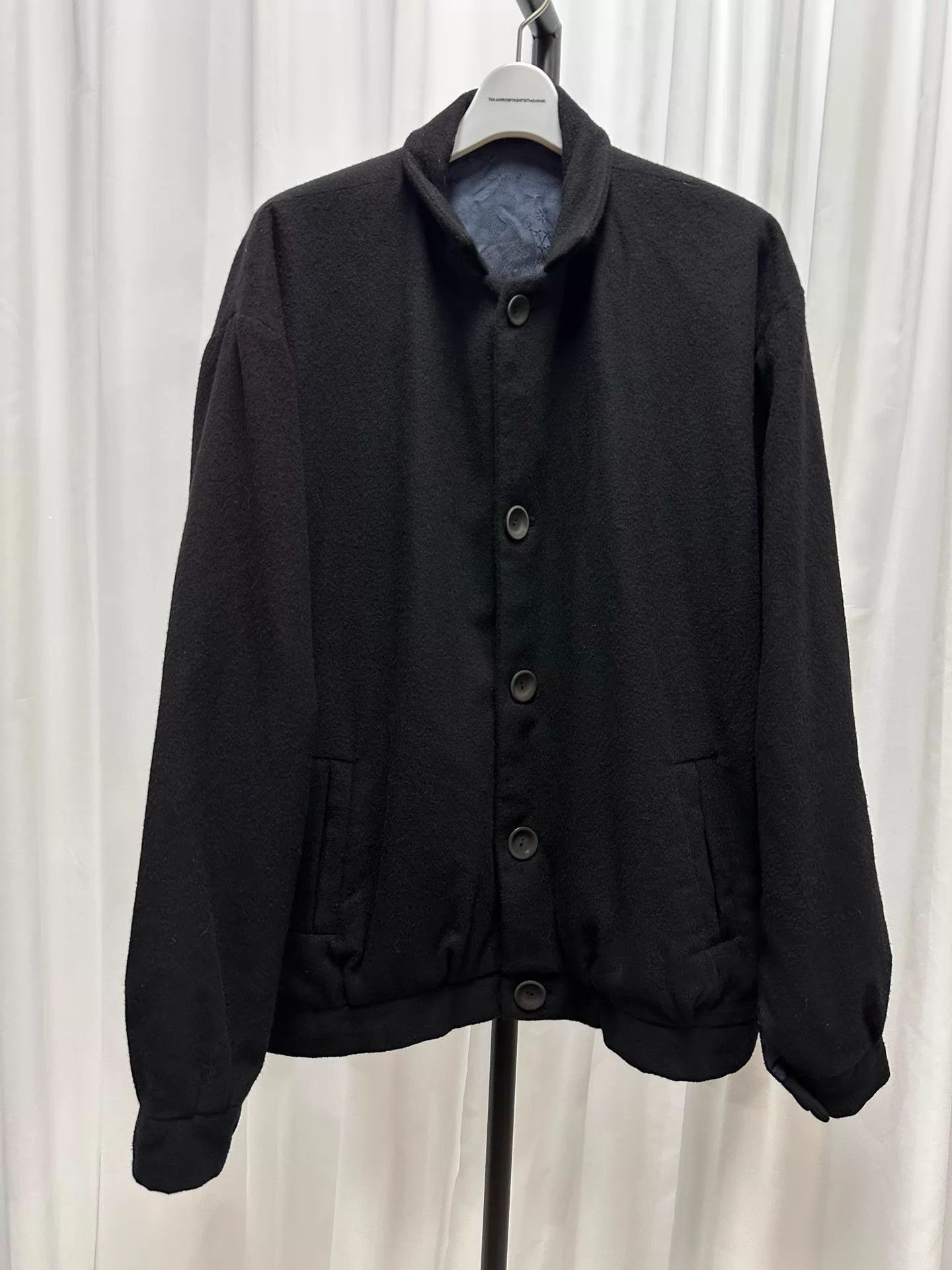Geoffrey B. Small Hand-Dyed Cashmere Jacket in Black Size US S / EU 44-46 / 1 - 2 Thumbnail