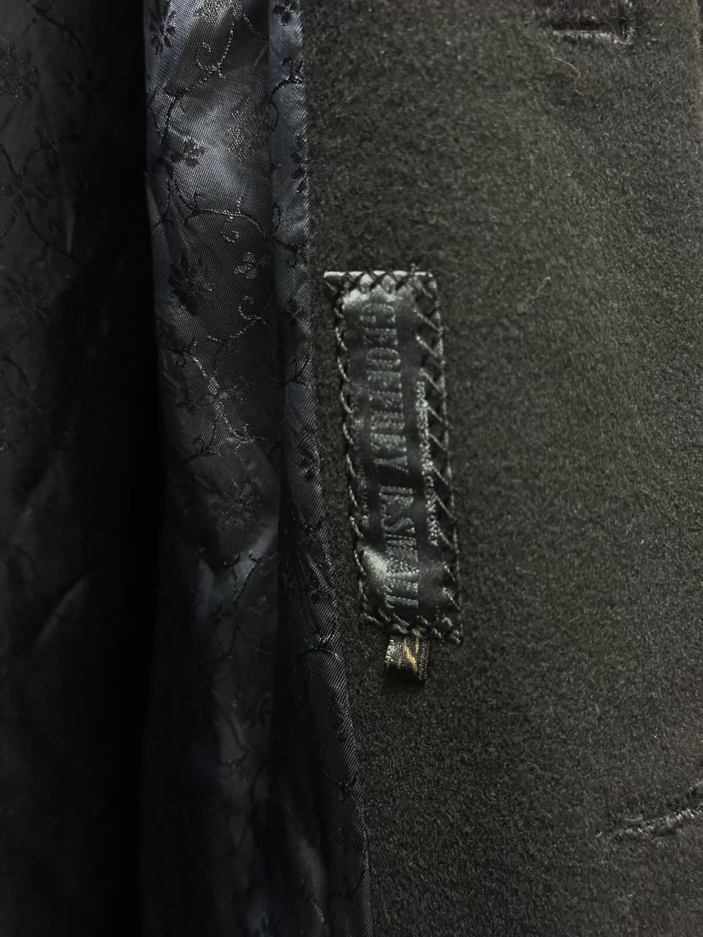 Geoffrey B. Small Hand-Dyed Cashmere Jacket in Black Size US S / EU 44-46 / 1 - 6 Thumbnail