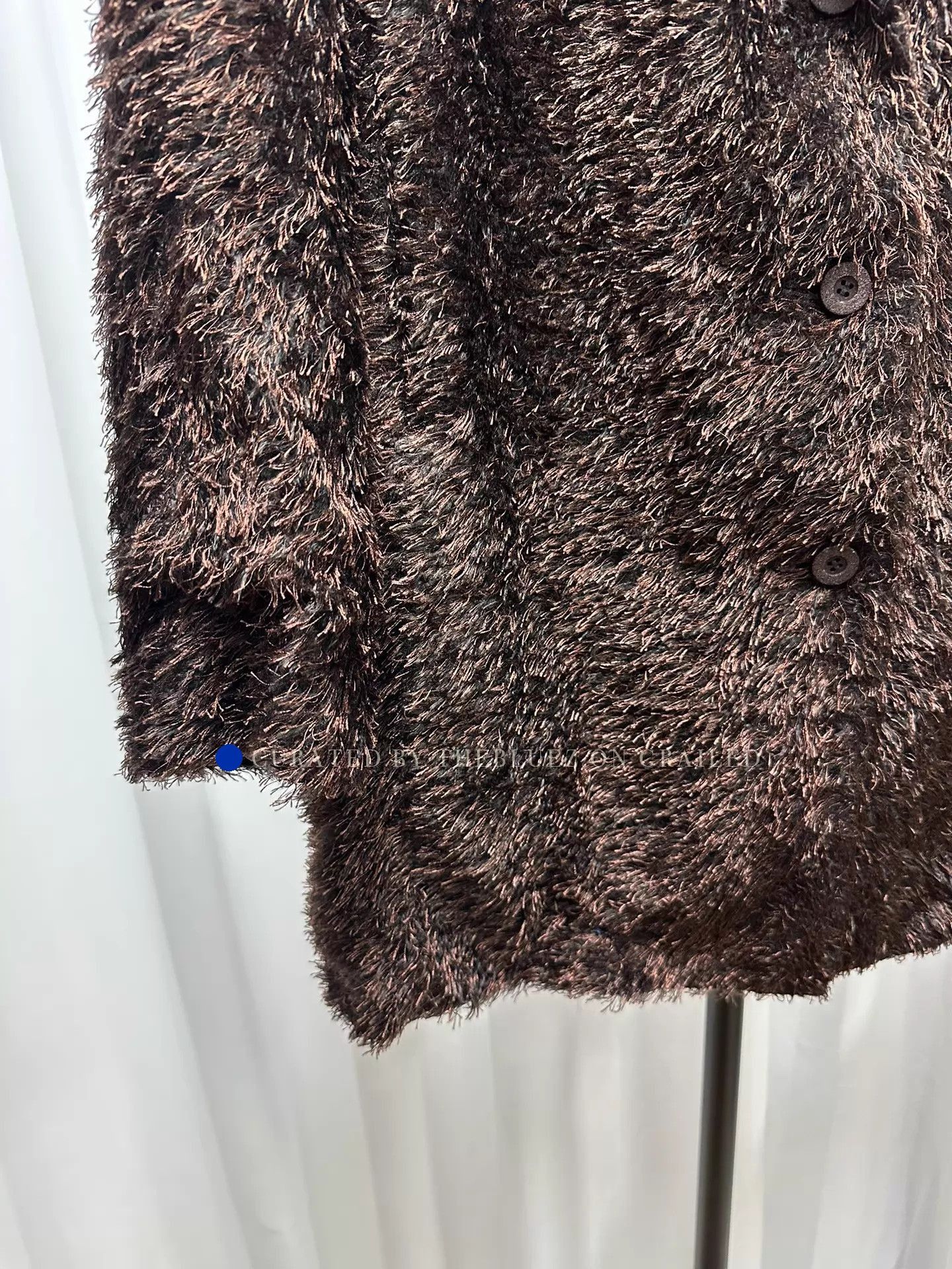 Issey Miyake Shawl Collar Wool Blend Coat in Brown Size US L / EU 52-54 / 3 - 4 Thumbnail