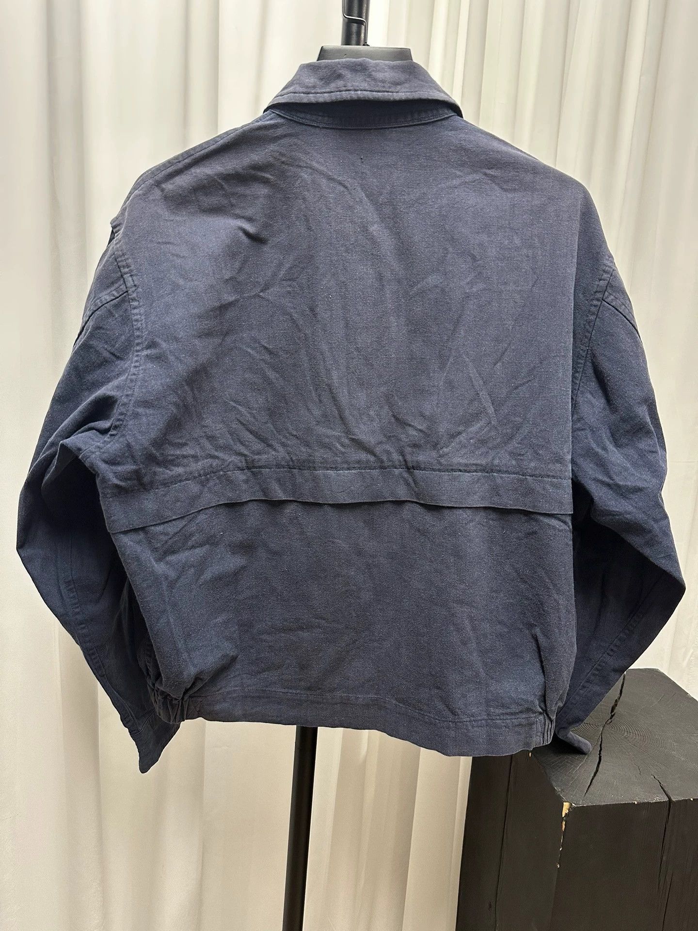 Yohji Yamamoto Washed Blue Short Jacket Size US M / EU 48-50 / 2 - 6 Thumbnail