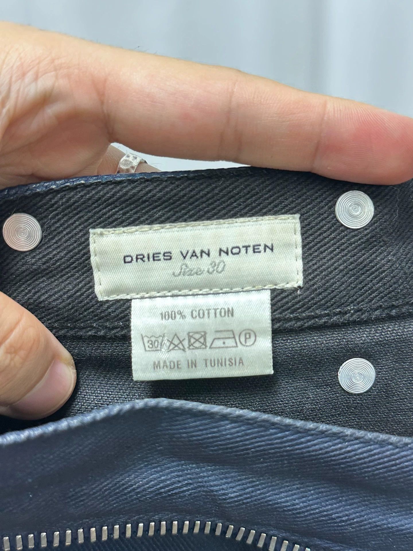 Dries Van Noten Glued Denim Jeans in Blue Size US 30 / EU 46 - 9 Thumbnail