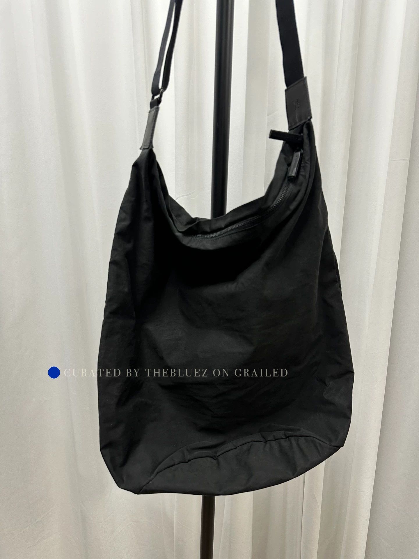 Yohji Yamamoto Sleek Black Nylon Bucket Bag Size ONE SIZE - 2 Thumbnail