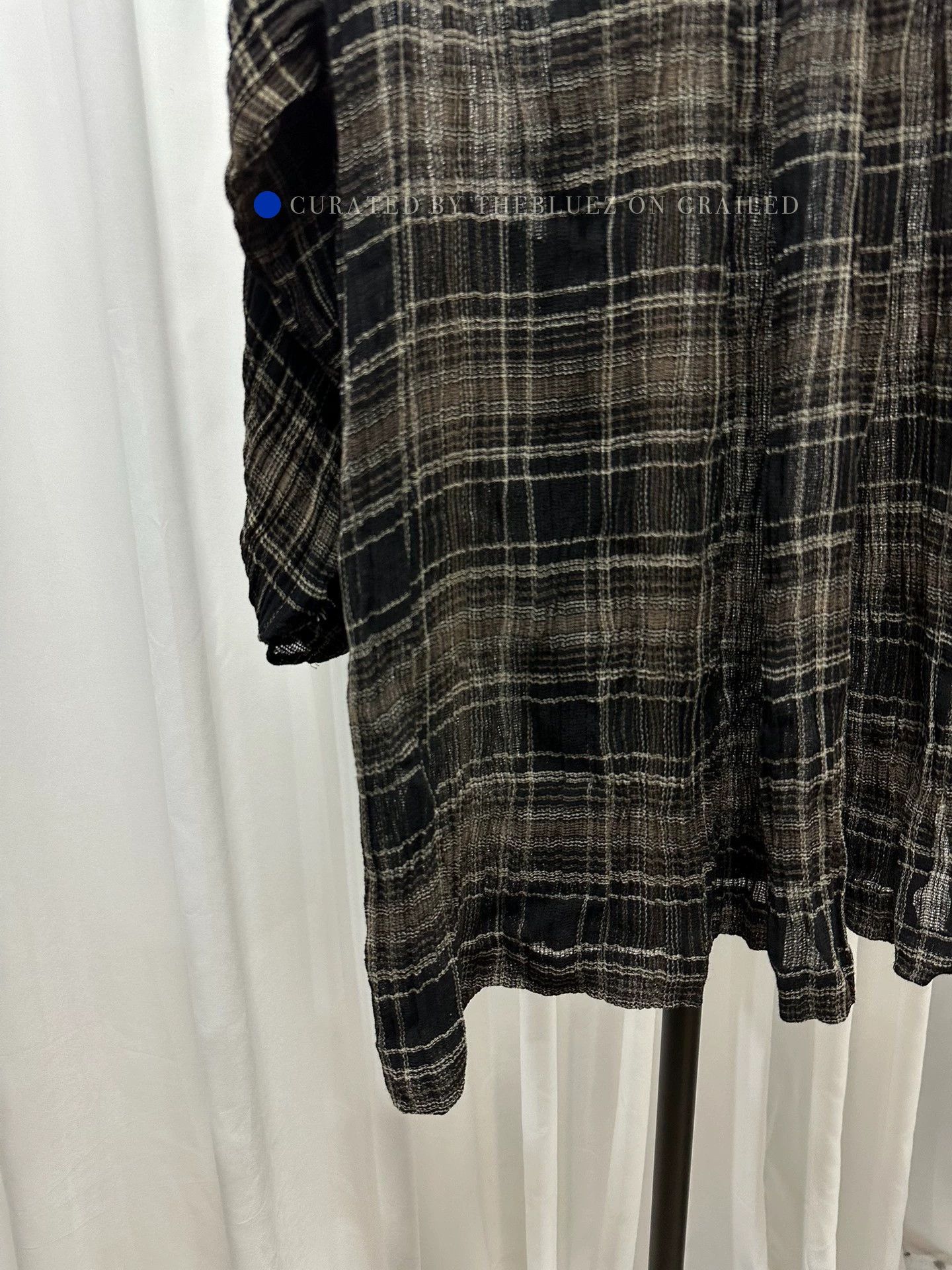 Comme des Garcons Vintage Oversized Black Pleated Shirt Size US L / EU 52-54 / 3 - 7 Thumbnail