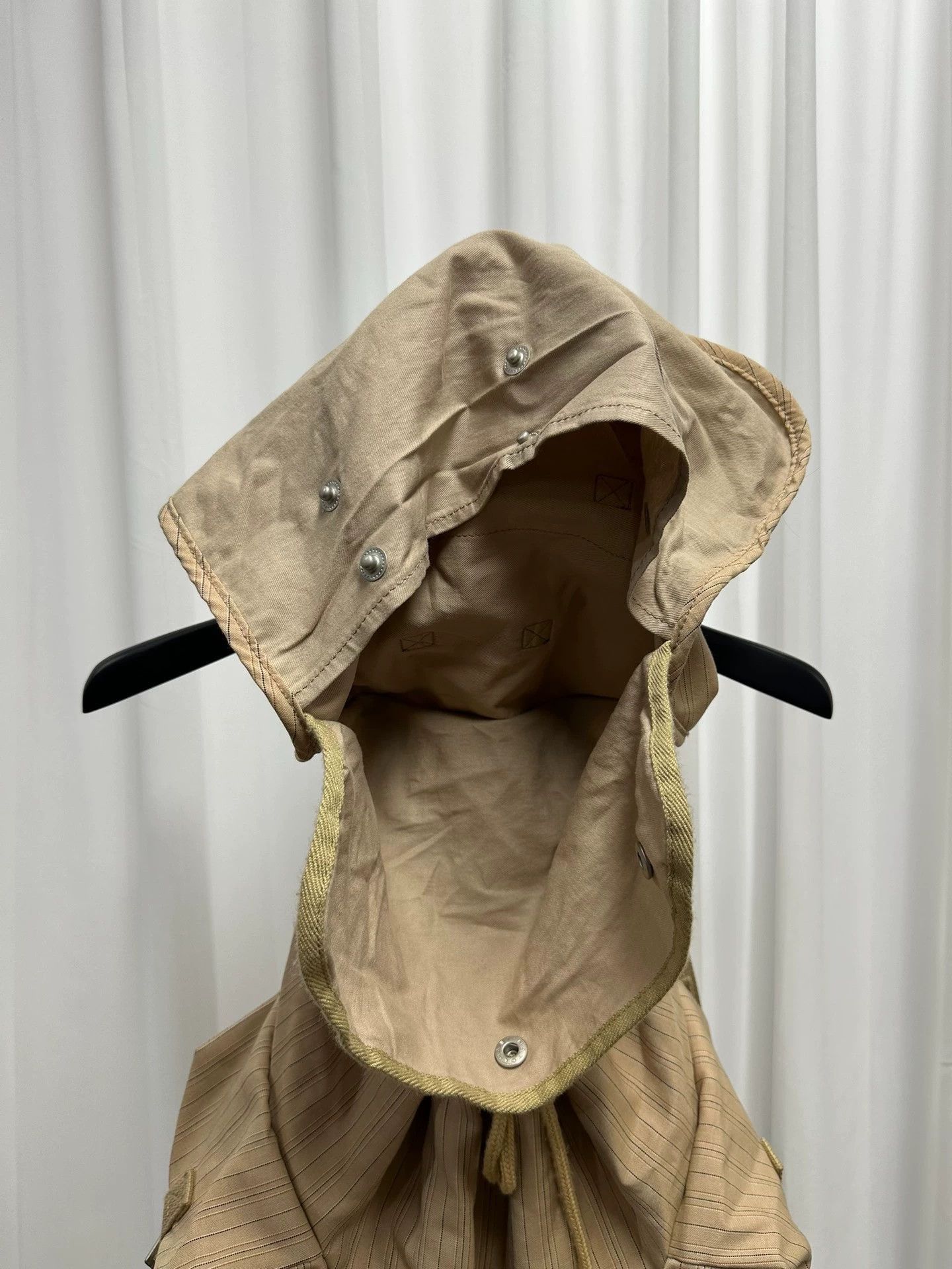 Junya Watanabe Wool Parachute Backpack in Beige Size ONE SIZE - 7 Thumbnail