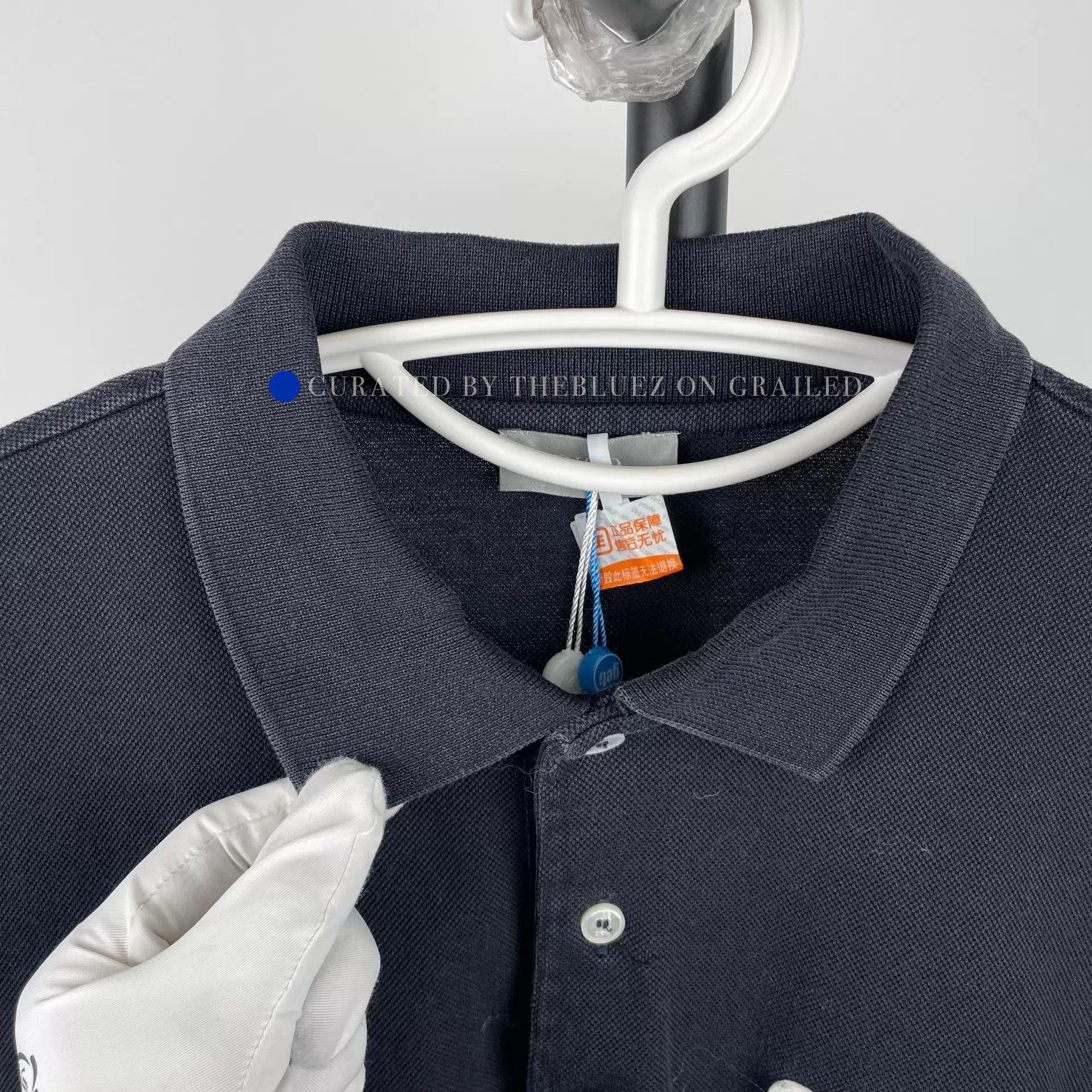 Dior Classic Navy Blue Polo Shirt Size US L / EU 52-54 / 3 - 4 Thumbnail