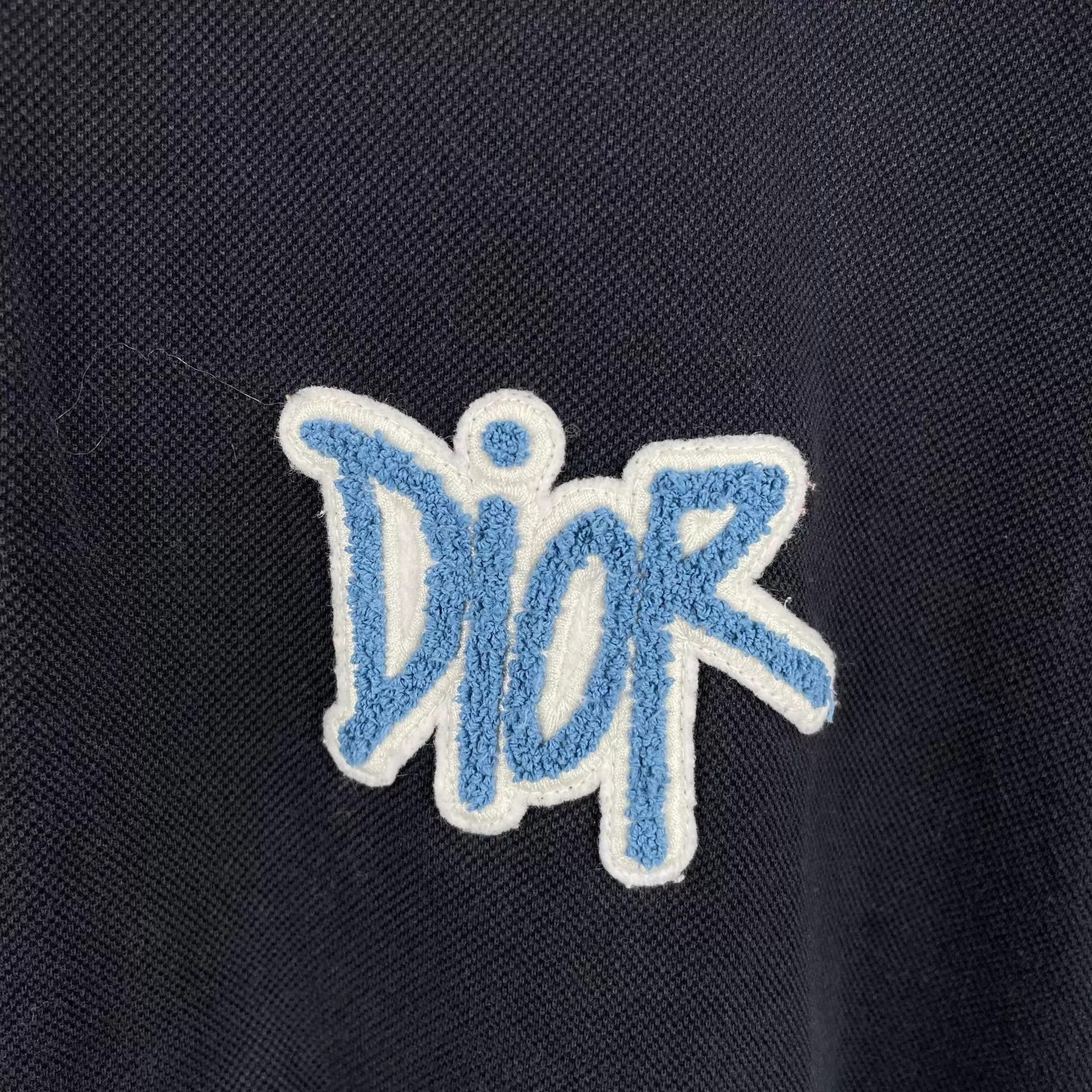 Dior Classic Navy Blue Polo Shirt Size US L / EU 52-54 / 3 - 3 Thumbnail