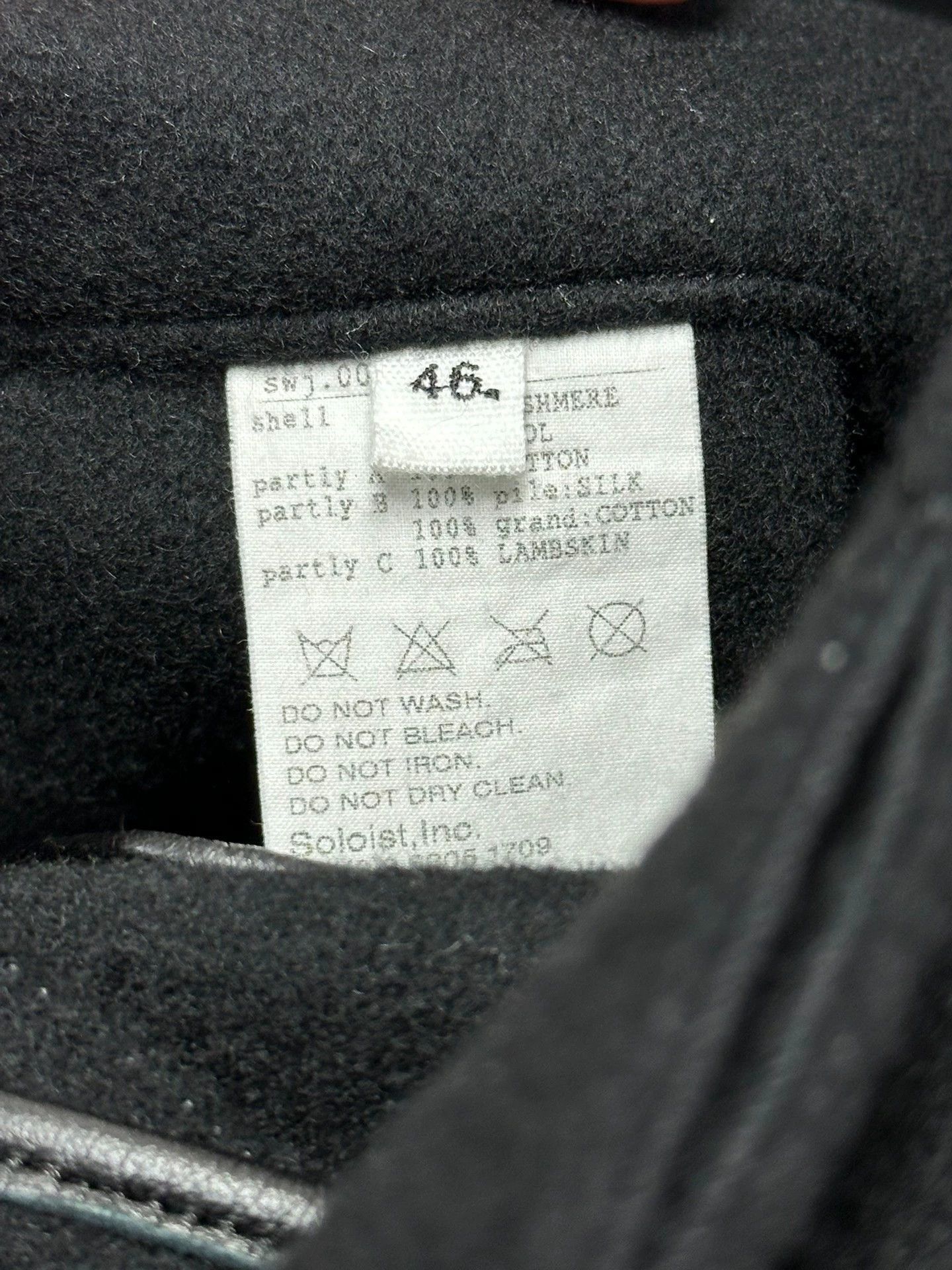 Takahiromiyashita The Soloist. Wool-Cashmere Coat with Sheepskin Trim Size US S / EU 44-46 / 1 - 9 Thumbnail