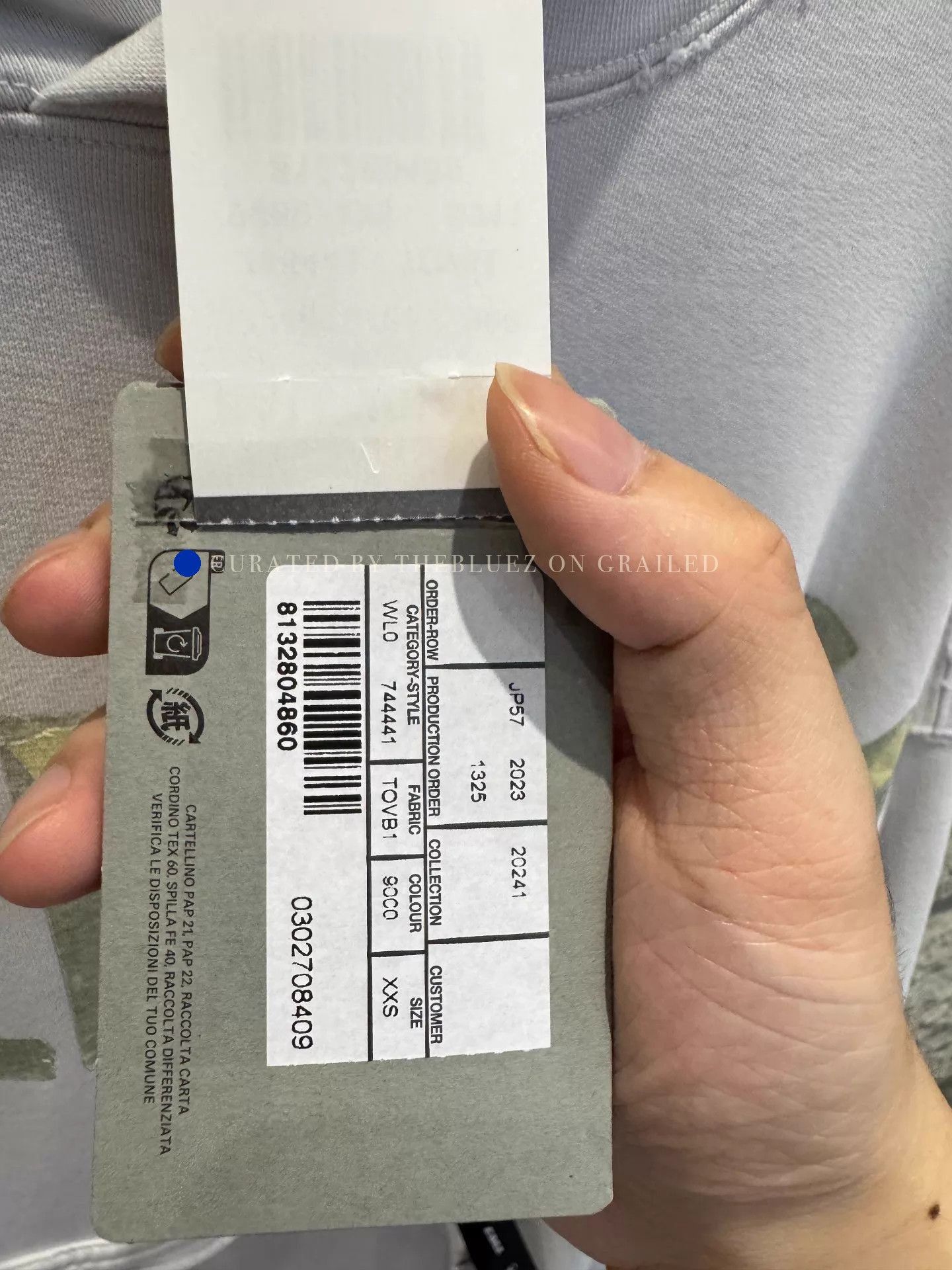 Balenciaga Distressed Logo Hoodie in Multi Size US XXS / EU 40 - 2 Thumbnail