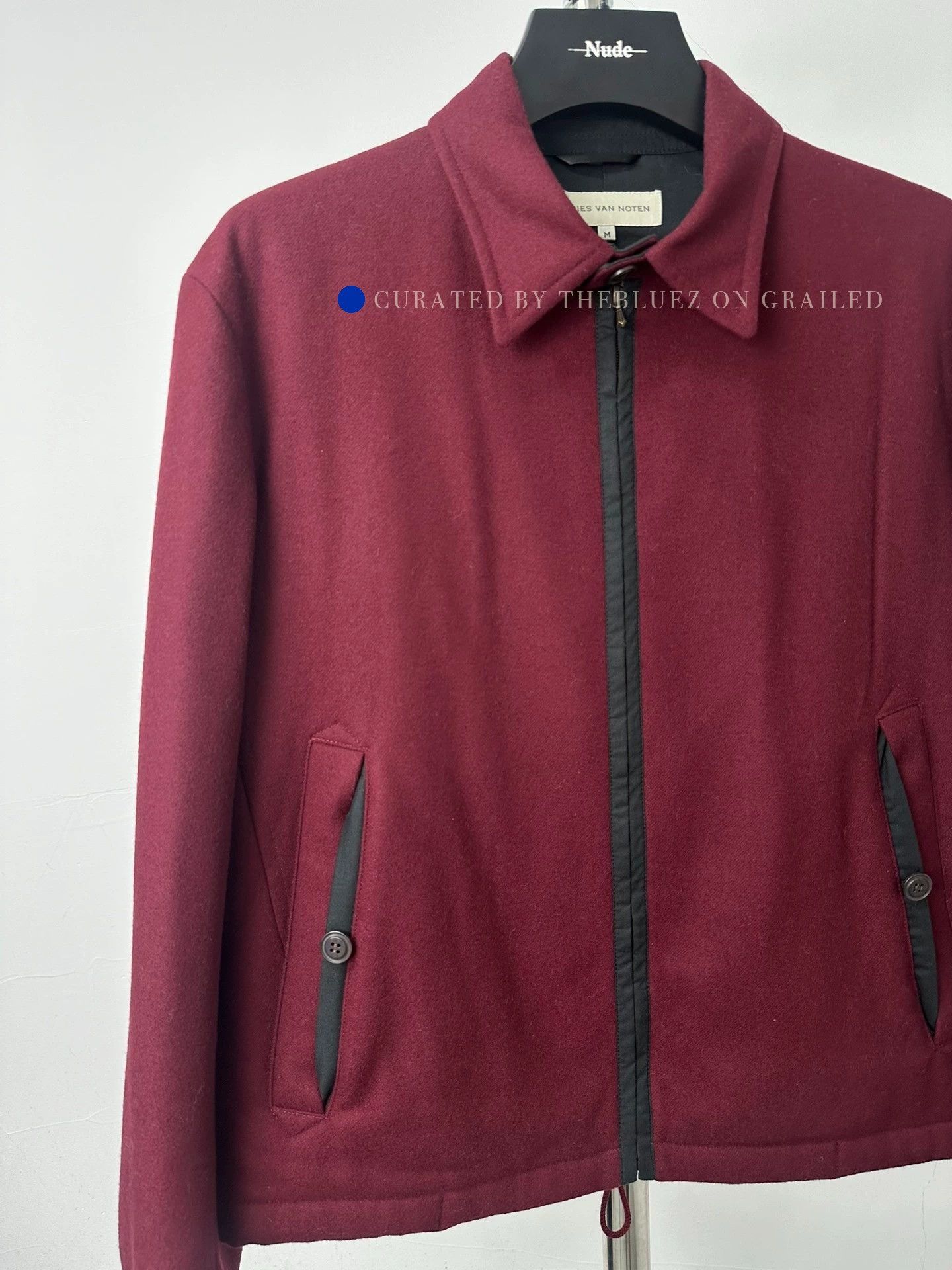 Dries Van Noten Vintage Red Wool Jacket in Size M Size US M / EU 48-50 / 2 - 3 Thumbnail
