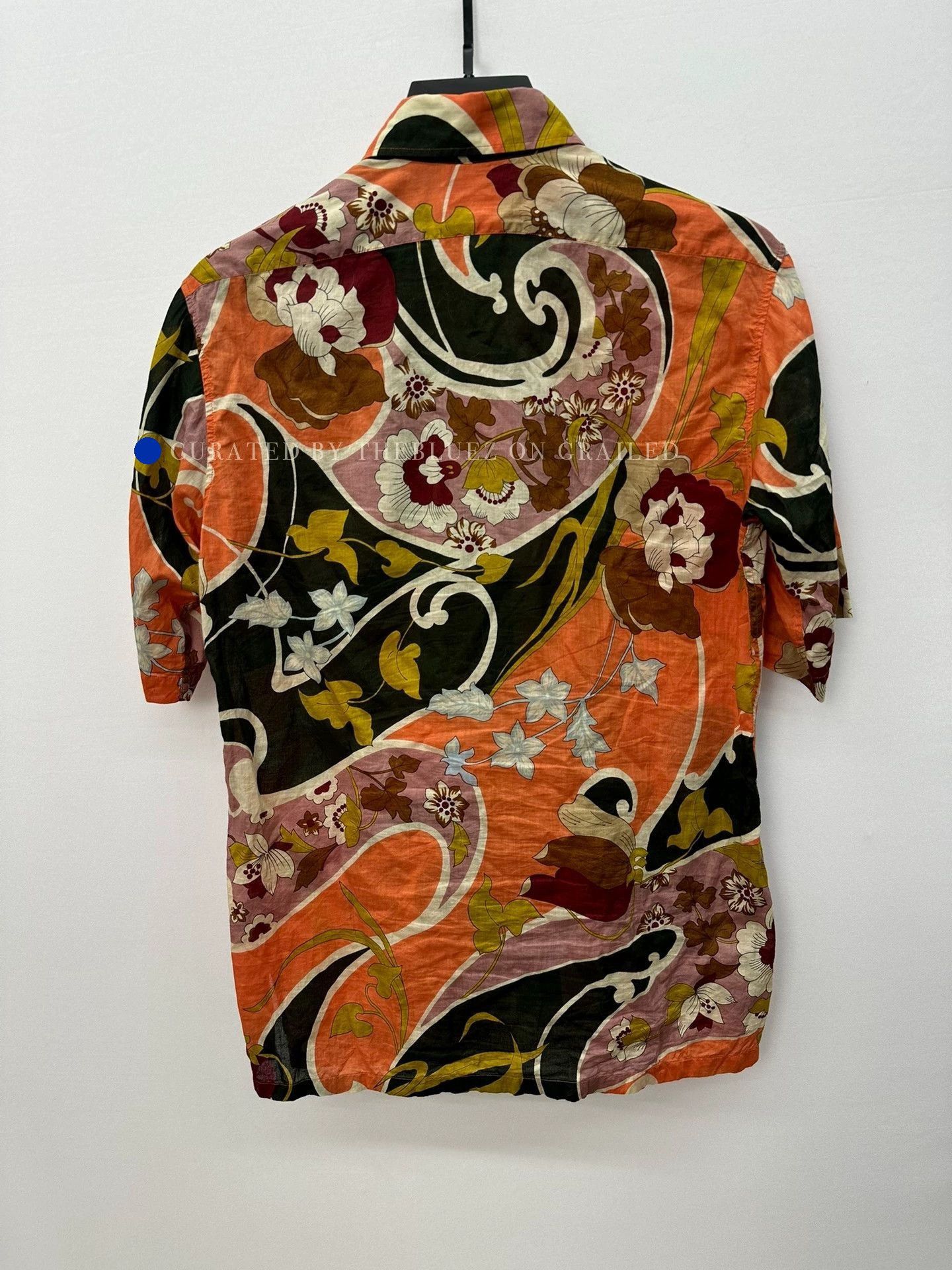 Dries Van Noten Ethnic Floral Short Sleeve Shirt Size US S / EU 44-46 / 1 - 5 Thumbnail