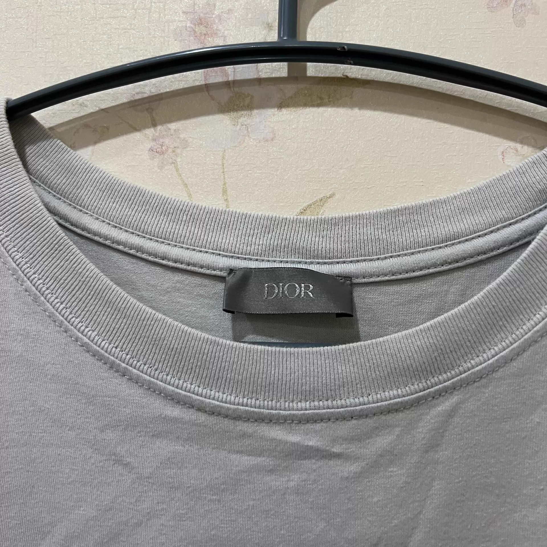 Dior Heart CD Embroidered Logo Gray T-Shirt Size US S / EU 44-46 / 1 - 5 Thumbnail