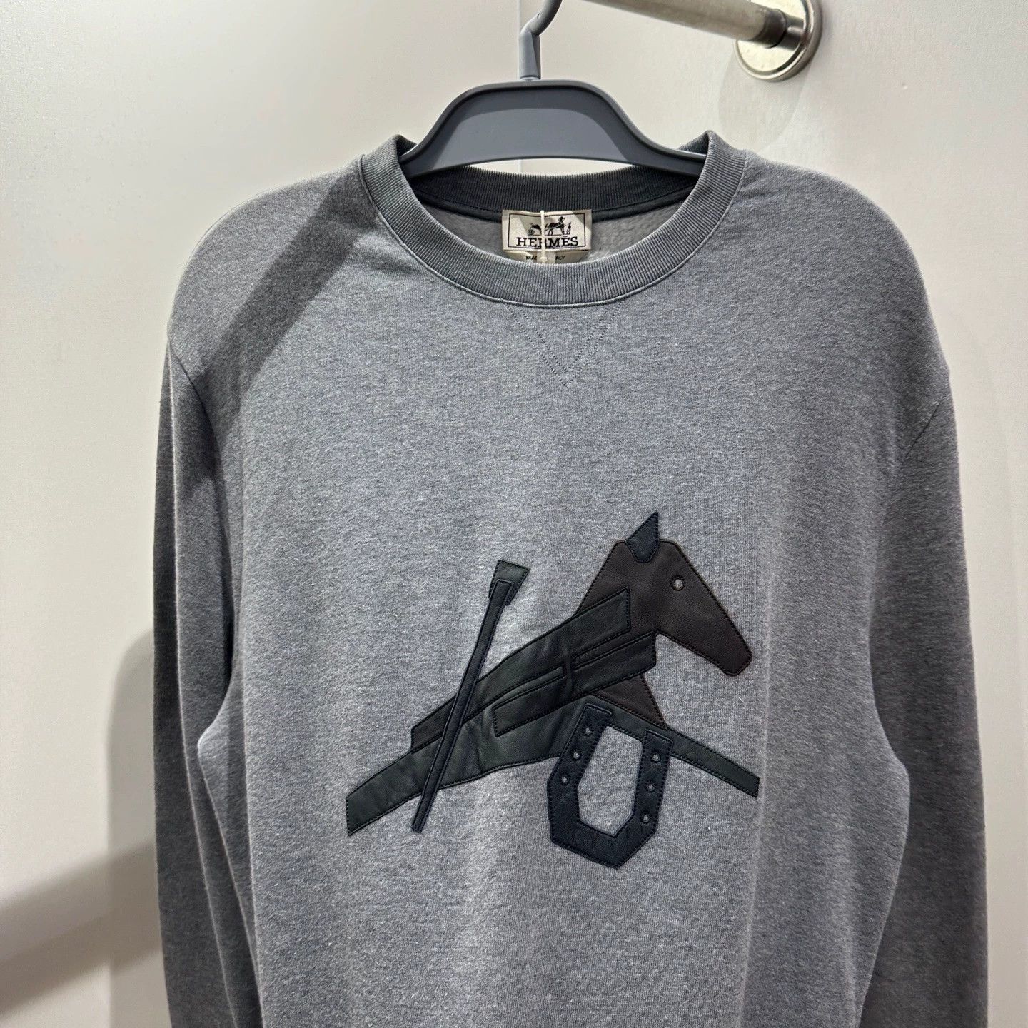 Hermes Patchwork Pony Long Sleeve Sweatshirt Size US L / EU 52-54 / 3 - 6 Thumbnail