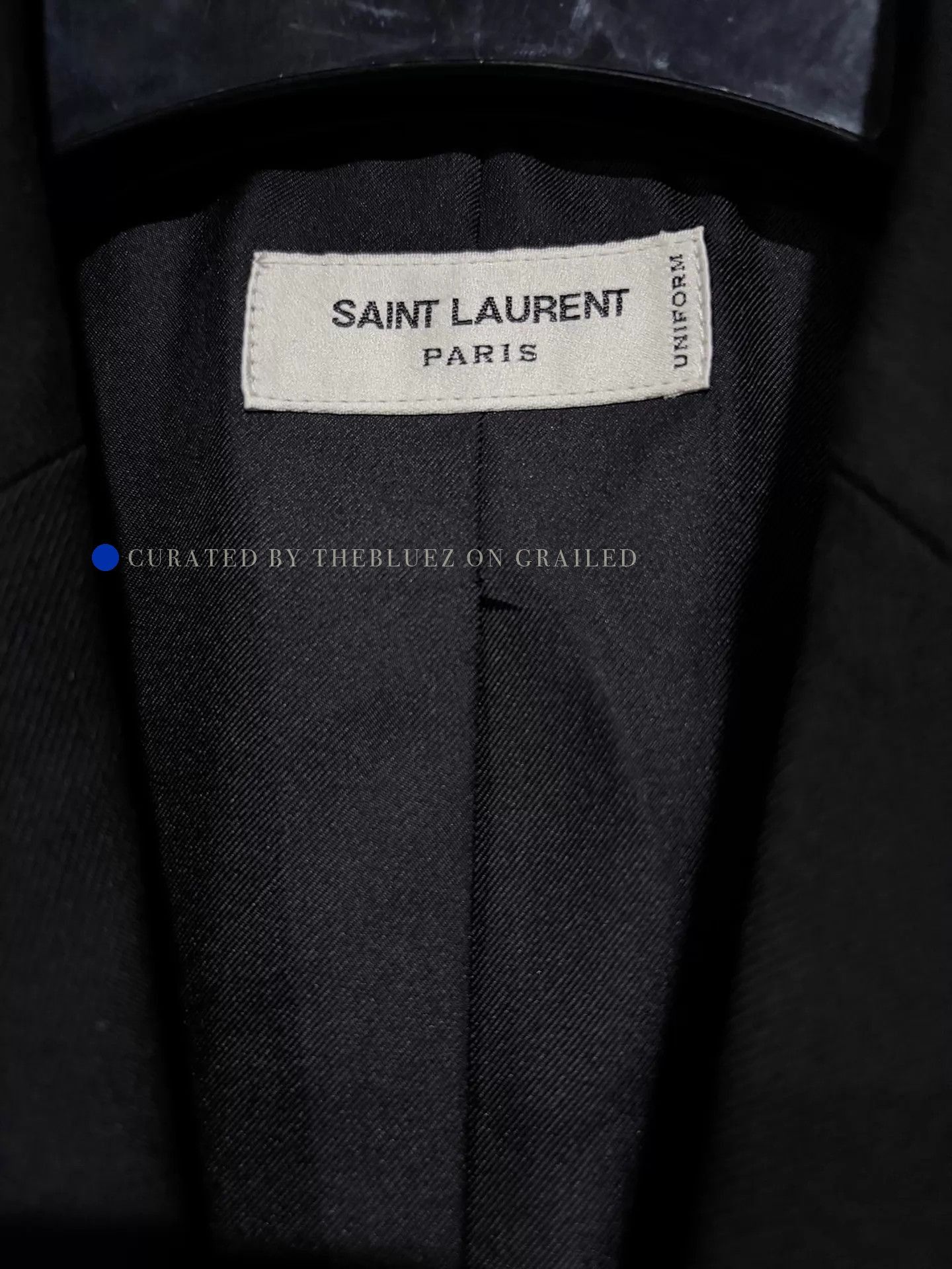 Saint Laurent Paris Classic Black Smoking Jacket Size US M / EU 48-50 / 2 - 4 Thumbnail