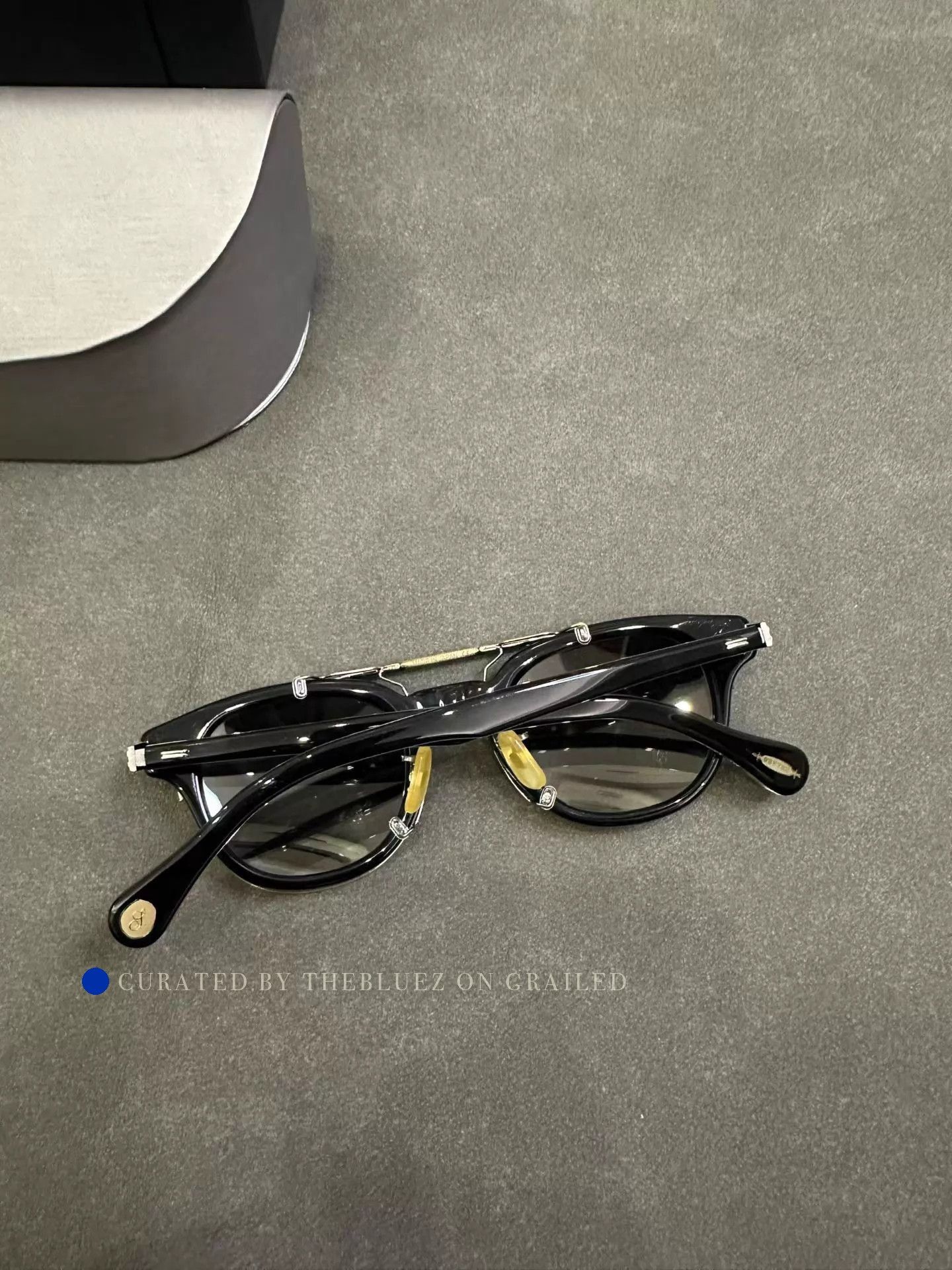 Oliver Peoples Stylish Black Clip-On Sunglasses Size ONE SIZE - 3 Thumbnail