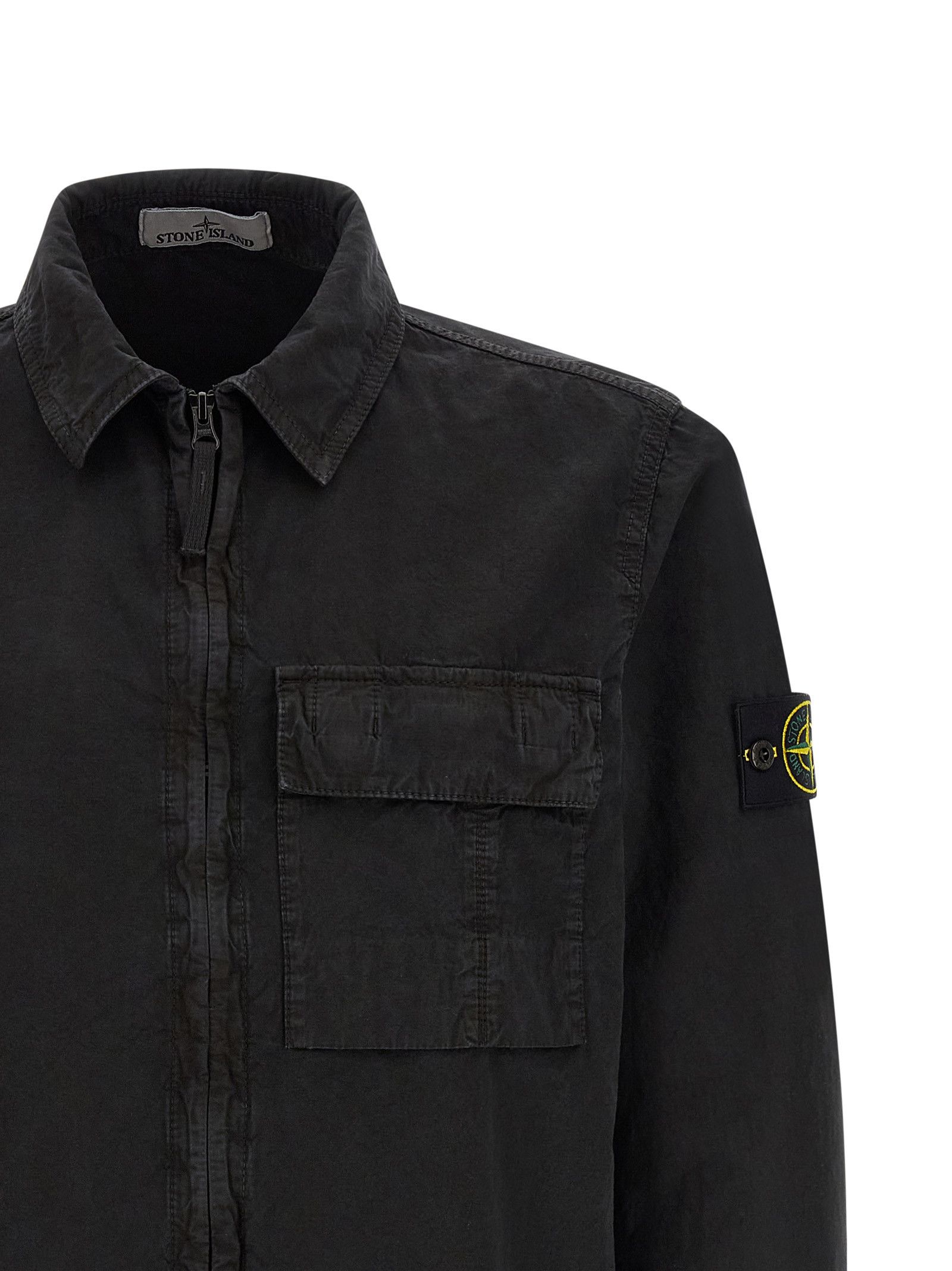Stone Island '1200008' overshirt Size US XL / EU 56 / 4 - 3 Thumbnail