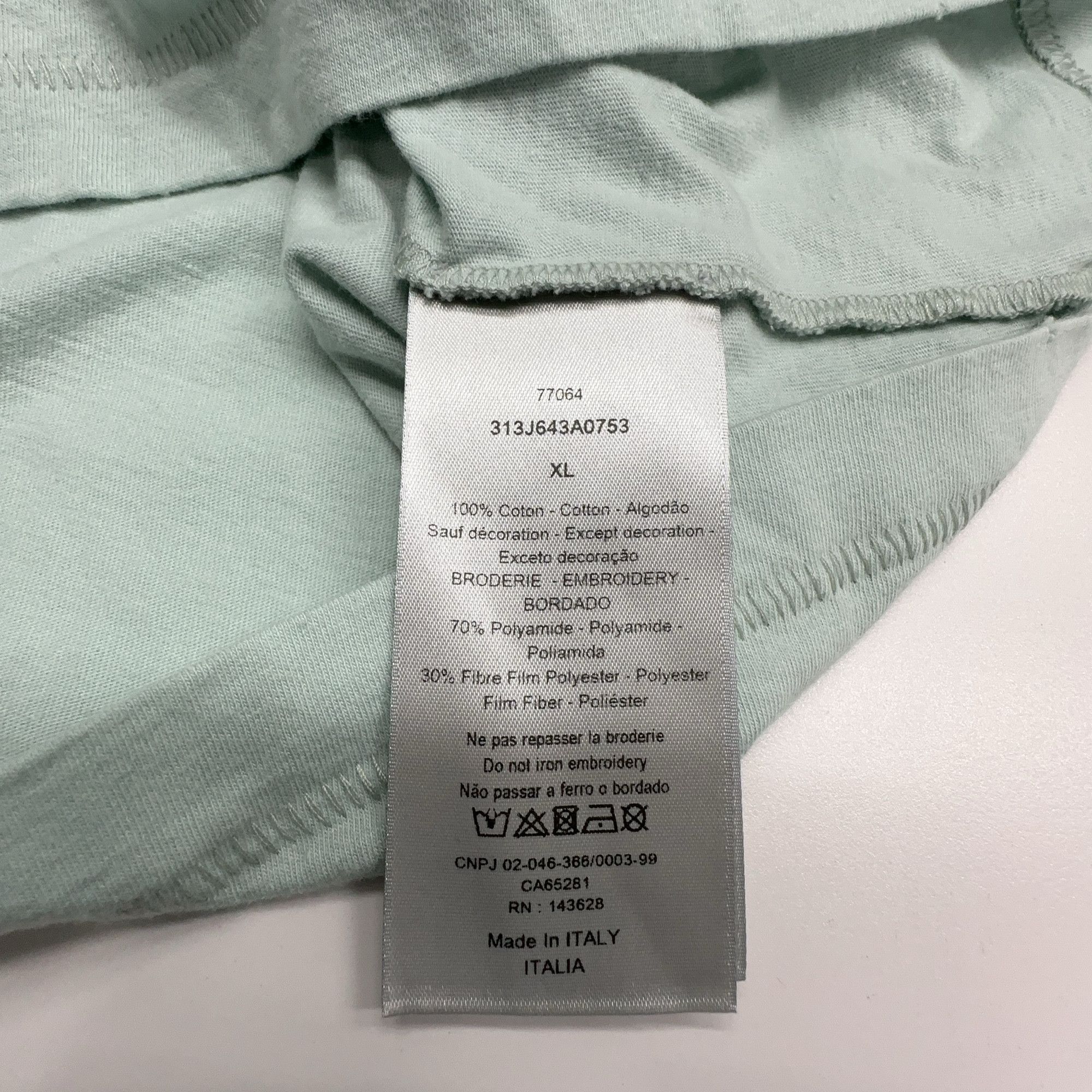 Dior Dior Embroidered Logo Sweatshirt Size XL Size US XL / EU 56 / 4 - 6 Thumbnail