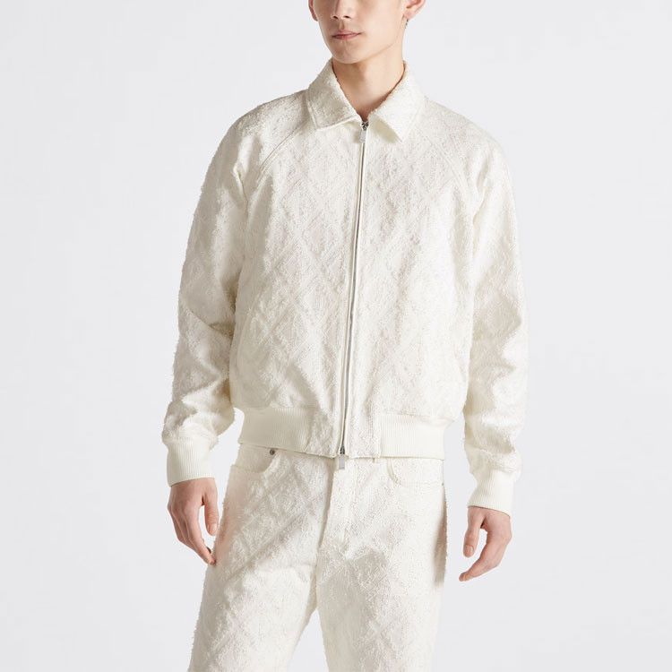 Dior DIOR Diamond Motif Bomber Jacket Size S Size US S / EU 44-46 / 1 - 6 Thumbnail