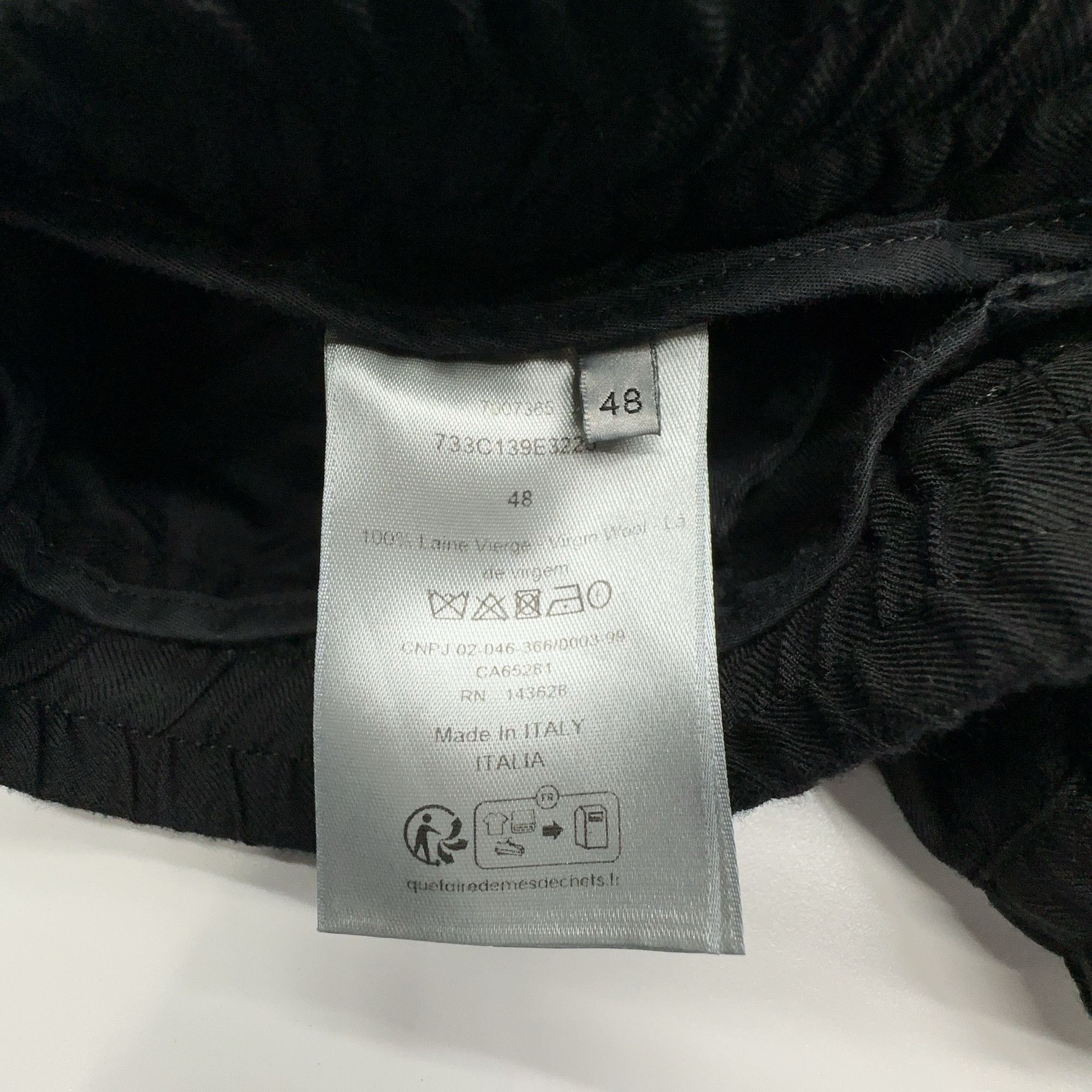 Dior Dior Virgin Wool Drawstring Pants Size 32 Size US 32 / EU 48 - 3 Thumbnail