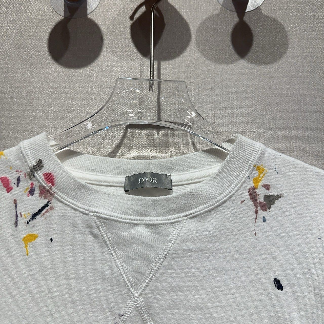 Dior Dior Paint Splatter T-Shirt Size S Size US S / EU 44-46 / 1 - 5 Thumbnail