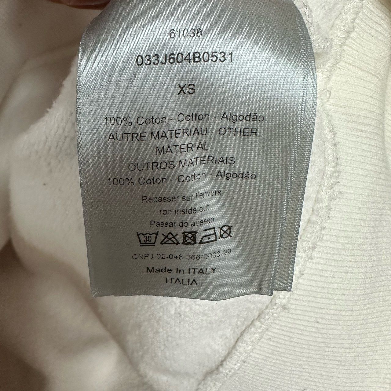 Dior Dior x Shawn Stussy Logo Sweatshirt Size XS Size US XS / EU 42 / 0 - 4 Thumbnail