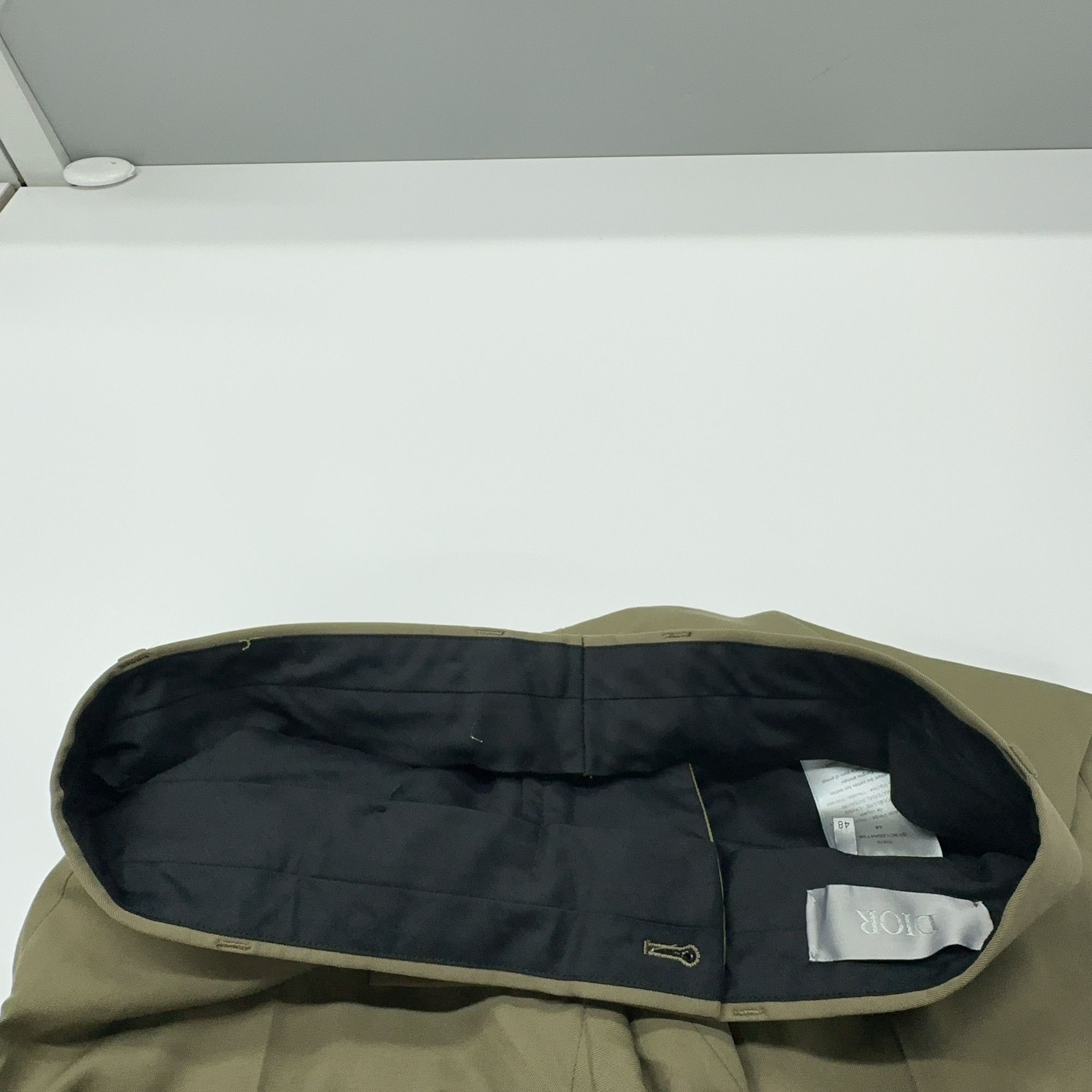 Dior Dior Olive Virgin Wool Trousers Size 48 Size US 32 / EU 48 - 9 Thumbnail