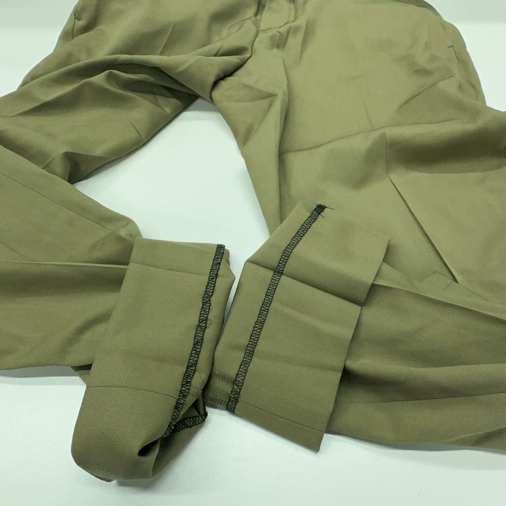 Dior Dior Olive Virgin Wool Trousers Size 48 Size US 32 / EU 48 - 8 Thumbnail