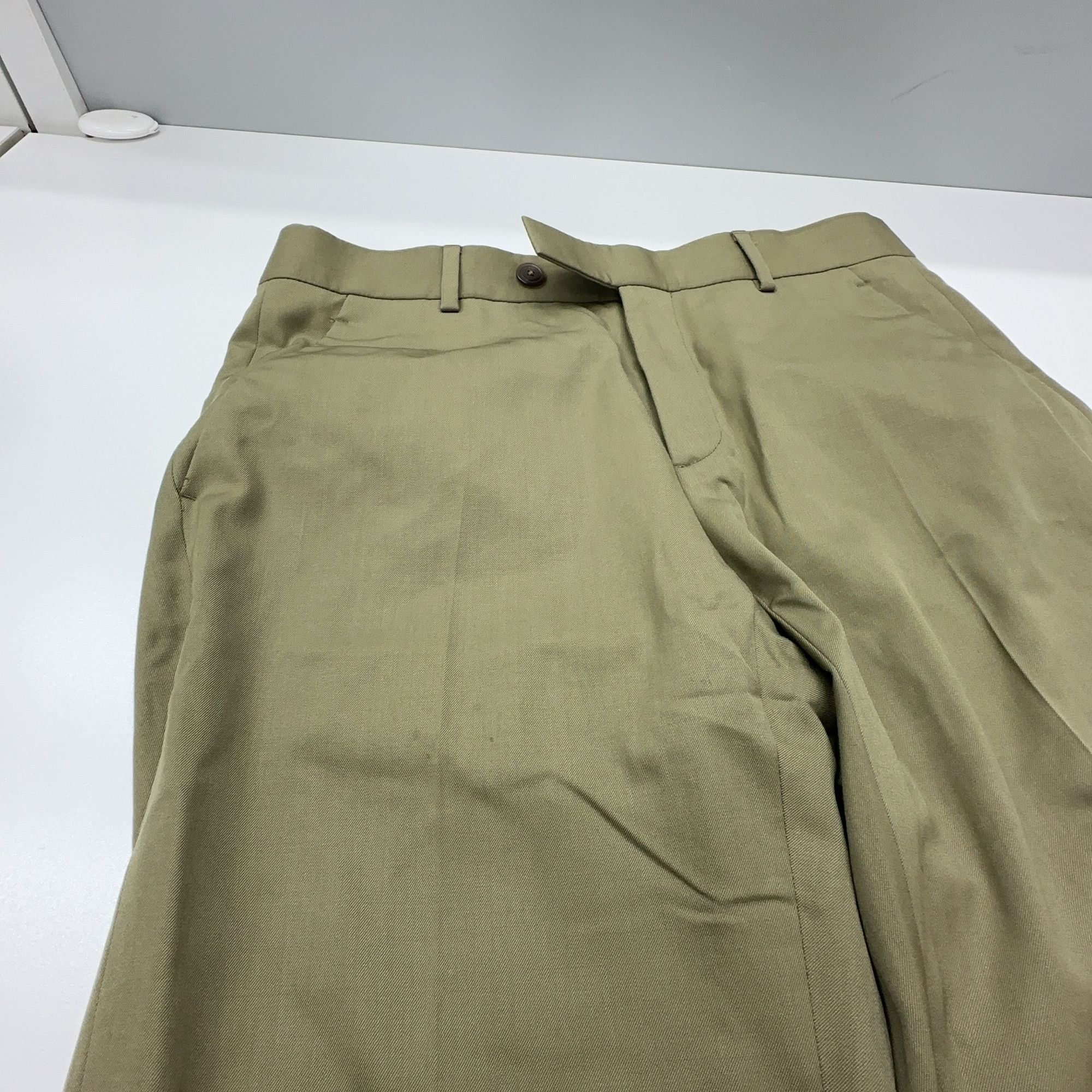 Dior Dior Olive Virgin Wool Trousers Size 48 Size US 32 / EU 48 - 4 Thumbnail