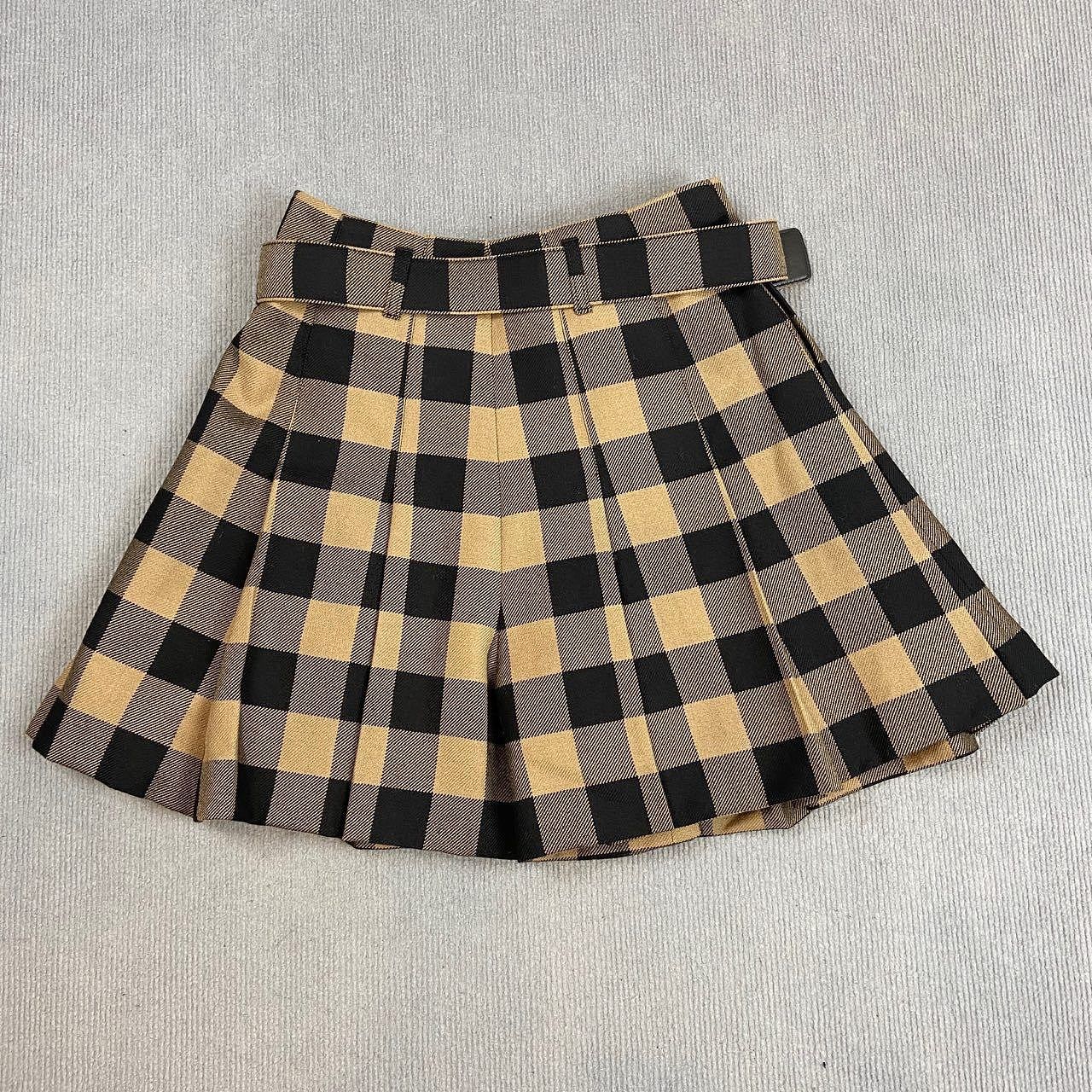 Dior Dior Plaid Belted Mini Skirt Size 36 Size 26" / US 2 / IT 38 - 2 Thumbnail