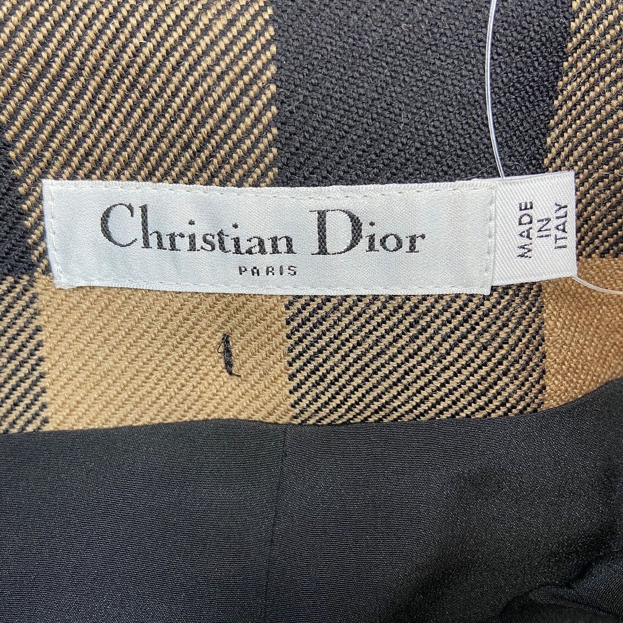 Dior Dior Plaid Belted Mini Skirt Size 36 Size 26" / US 2 / IT 38 - 3 Thumbnail
