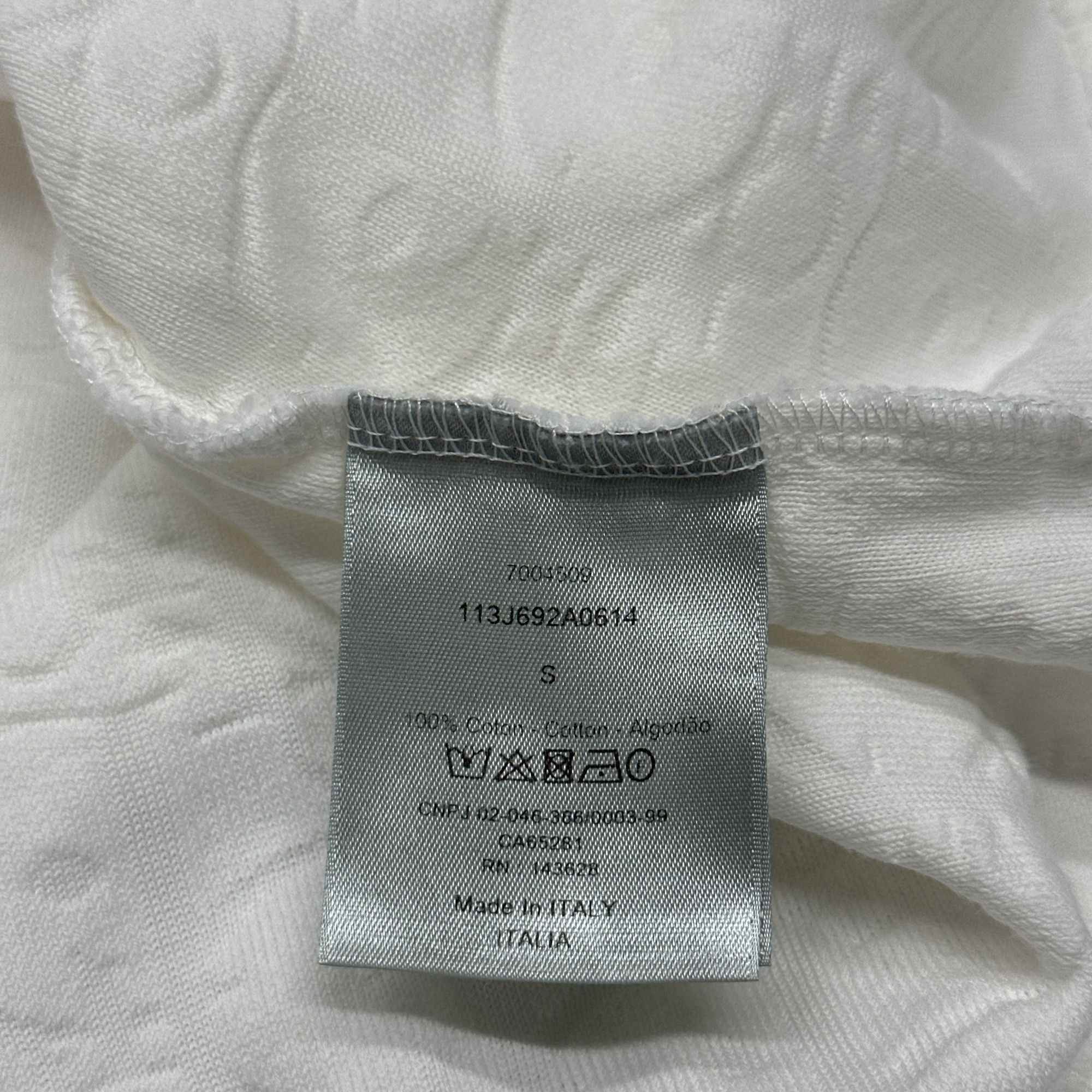 Dior Dior Oblique Cotton T-Shirt Size S Size US S / EU 44-46 / 1 - 6 Thumbnail