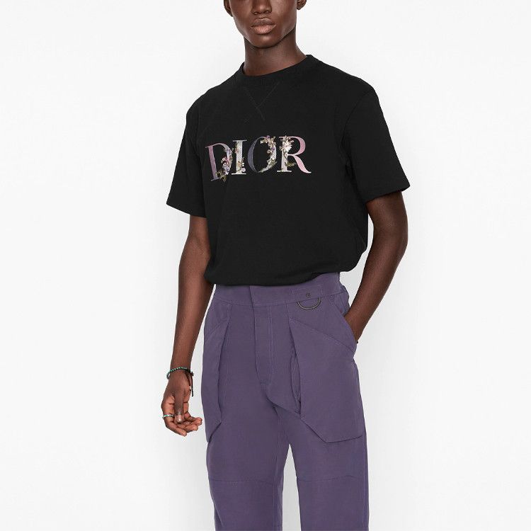 Dior Dior Floral Logo T-Shirt Size XS Size US XS / EU 42 / 0 - 6 Thumbnail