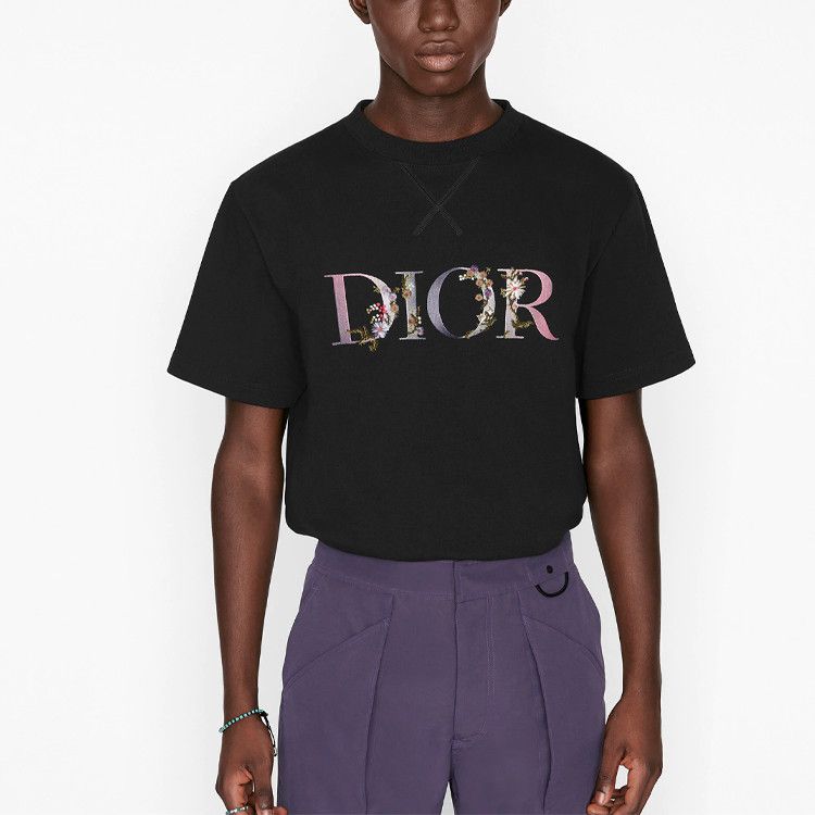 Dior Dior Floral Logo T-Shirt Size XS Size US XS / EU 42 / 0 - 5 Thumbnail