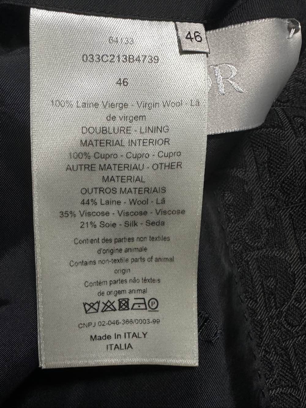 Dior Dior Oblique Lapel Blazer Size 36R Size 36R - 4 Thumbnail