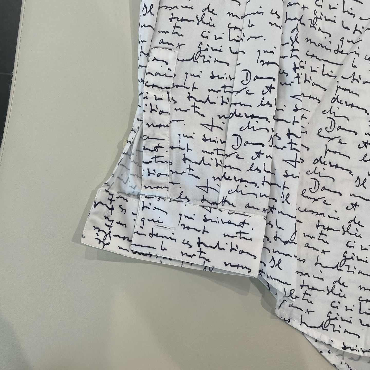 Dior Dior Script Print Button Up Shirt US S Size US S / EU 44-46 / 1 - 5 Thumbnail
